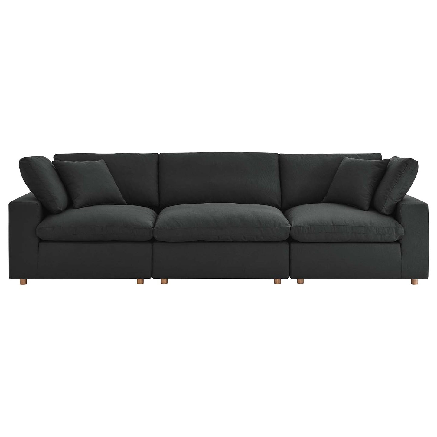 Commix 3 Piece Down Filled Overstuffed Sectional Sofa Set by Modway