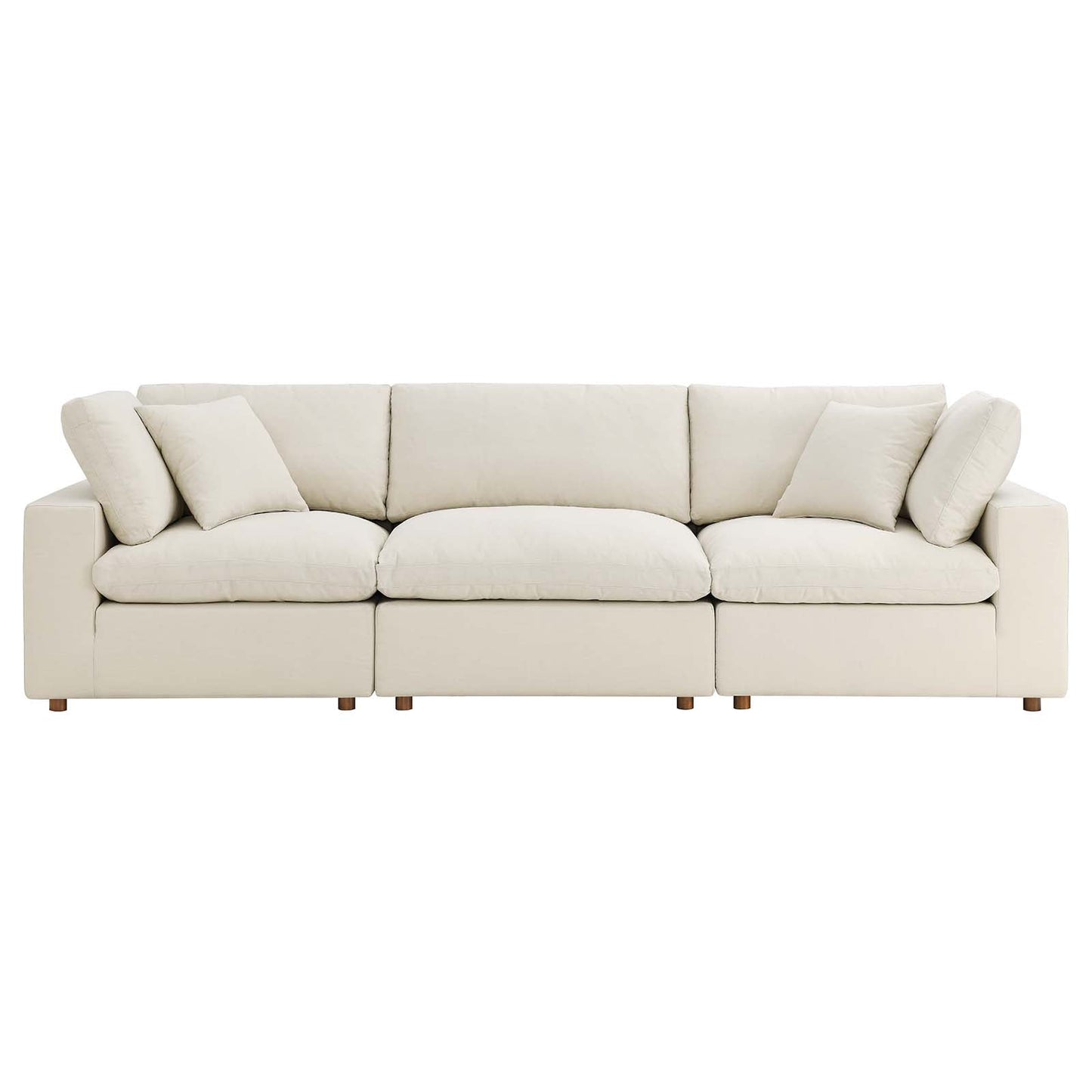 Commix 3 Piece Down Filled Overstuffed Sectional Sofa Set by Modway