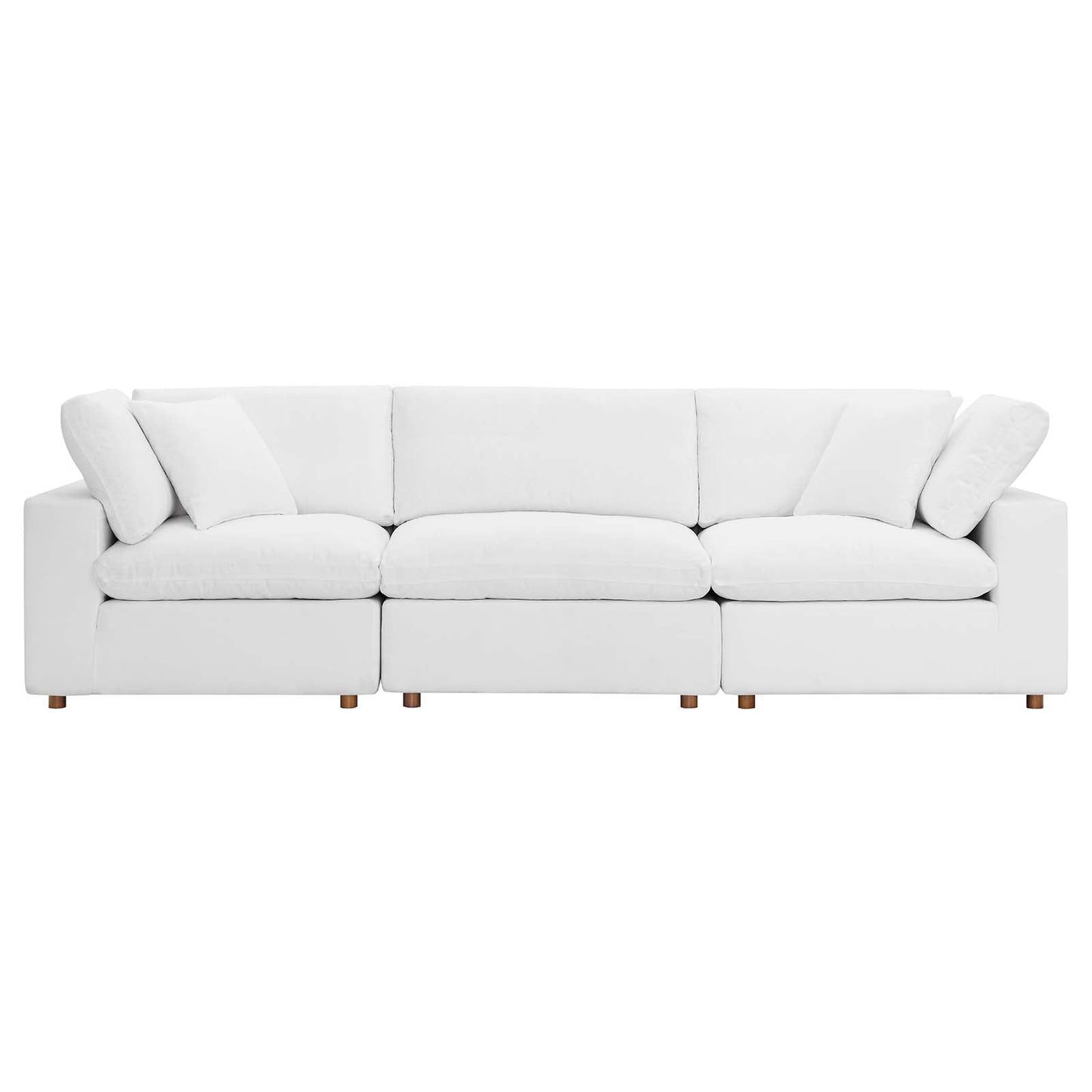 Commix 3 Piece Down Filled Overstuffed Sectional Sofa Set by Modway