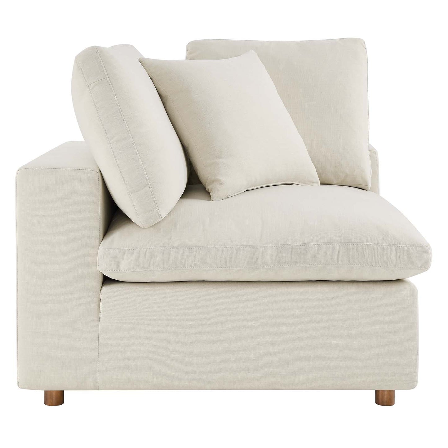 Commix 5-Piece Down Filled Overstuffed Armless Sectional Sofa by Modway