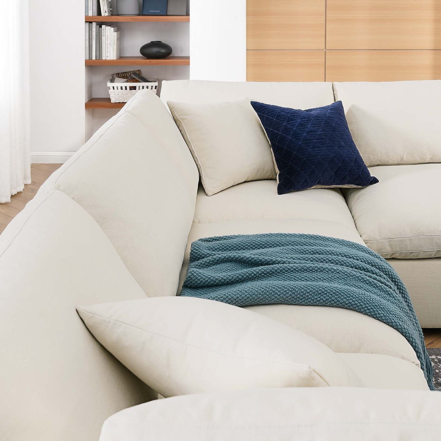 Commix 6 Piece Down Filled Overstuffed Sectional Sofa Set by Modway
