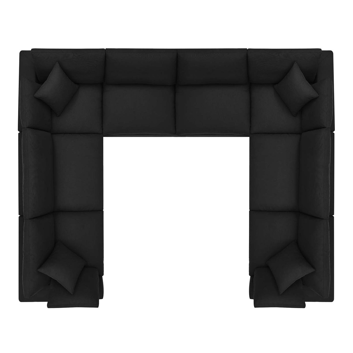 Commix 8-Piece Down Filled Overstuffed Sectional Sofa by Modway