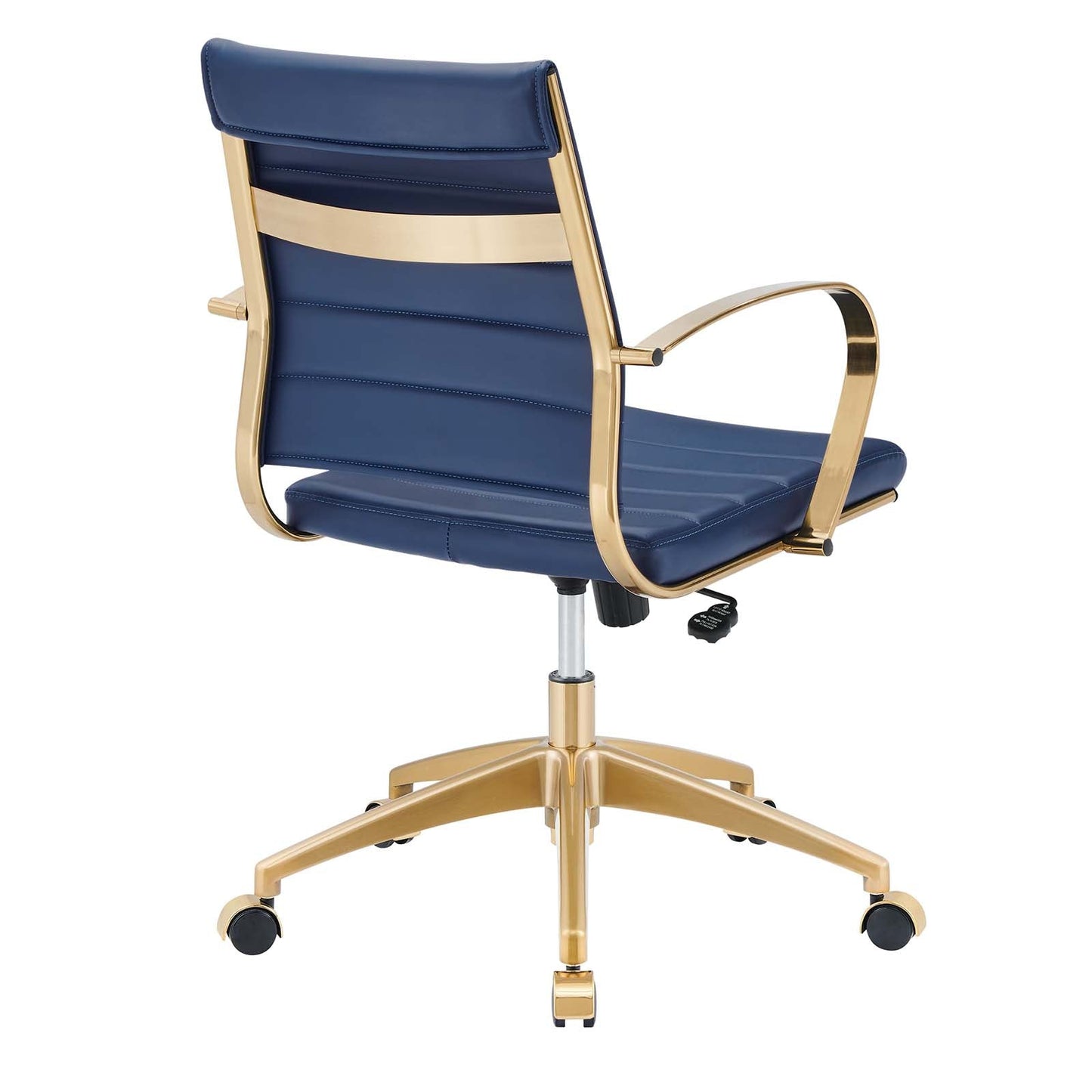 Jive Gold Stainless Steel Midback Office Chair by Modway