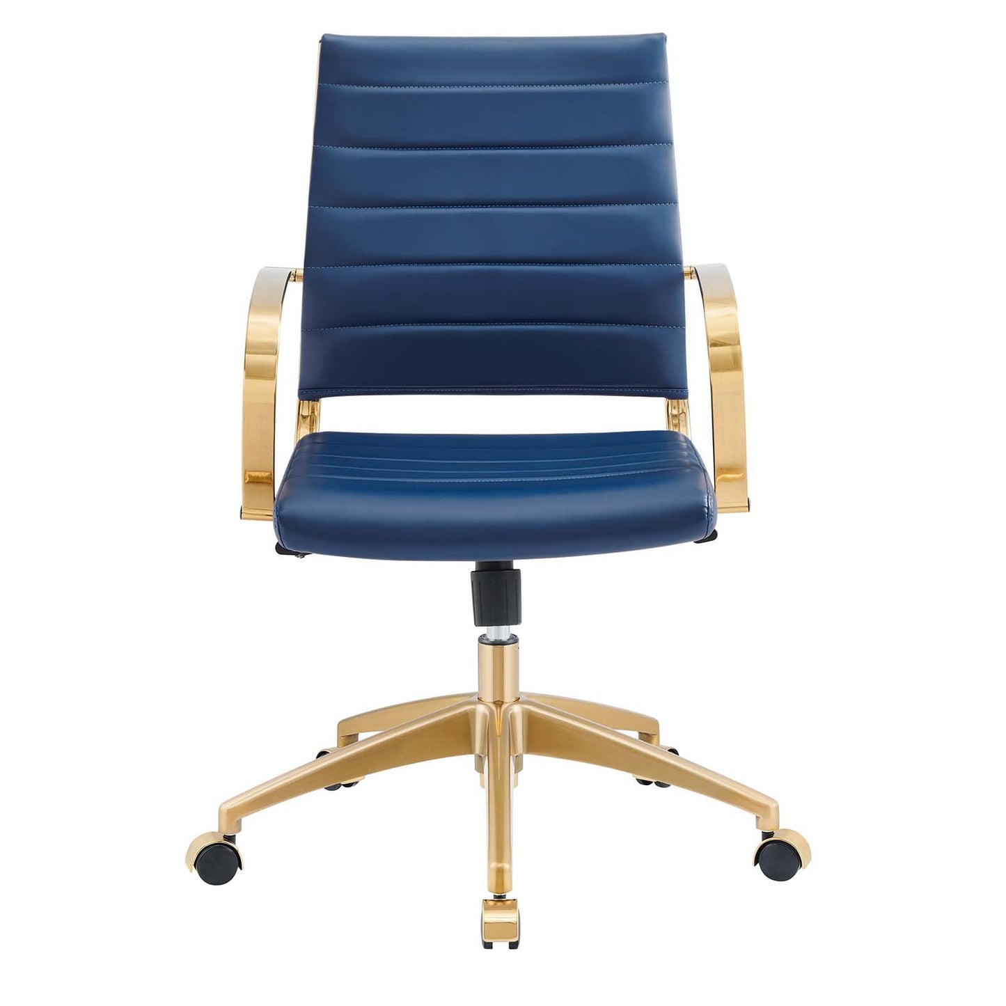 Jive Gold Stainless Steel Midback Office Chair by Modway