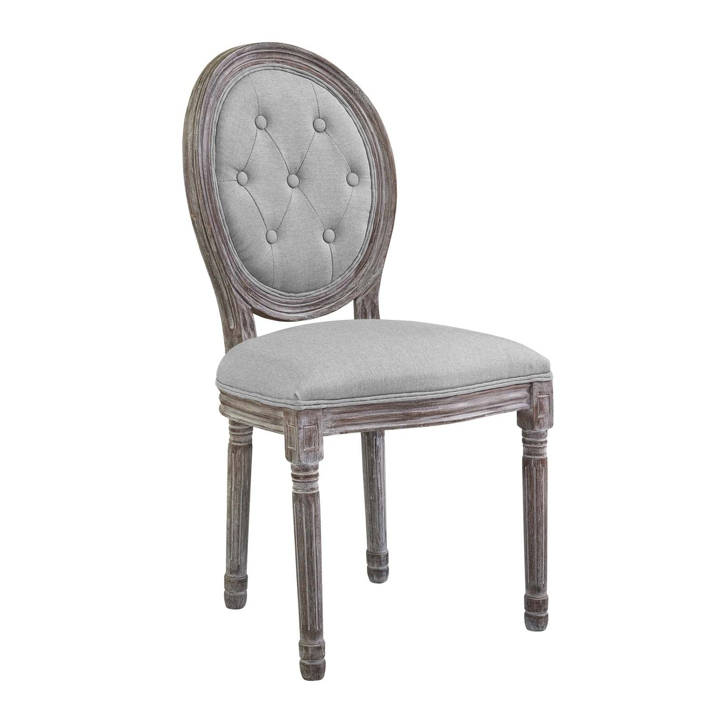Arise Upholstered Fabric Dining Side Chair Set of 4 by Modway