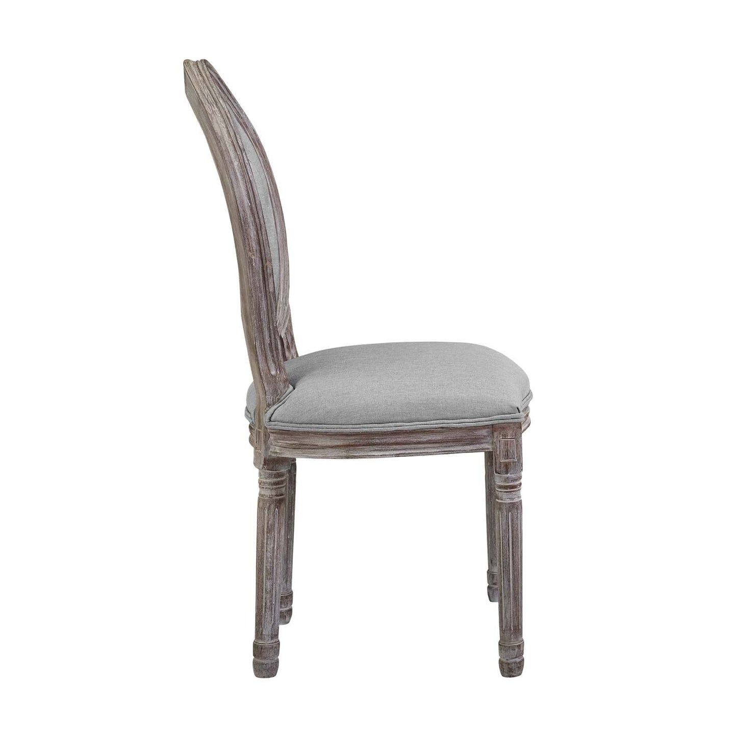 Arise Upholstered Fabric Dining Side Chair Set of 4 by Modway