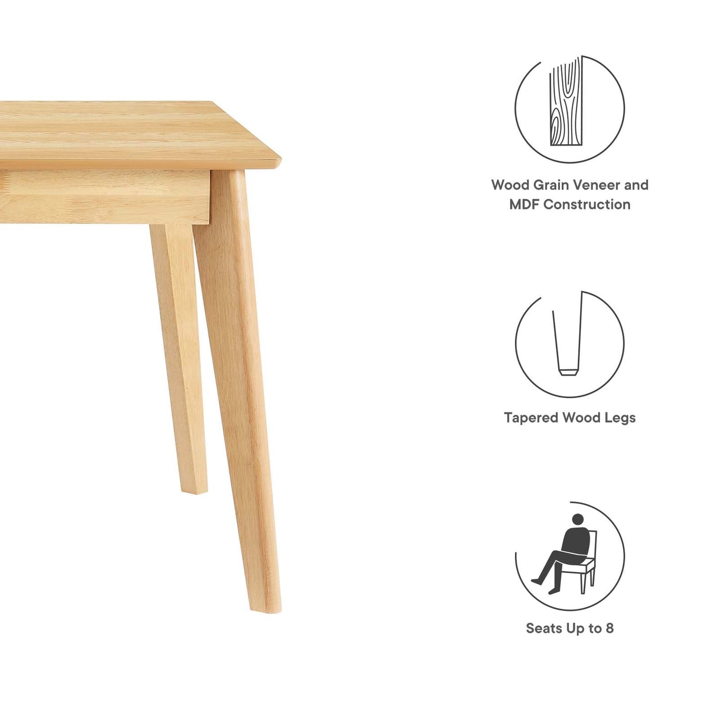 Oracle 69" Rectangle Dining Table by Modway