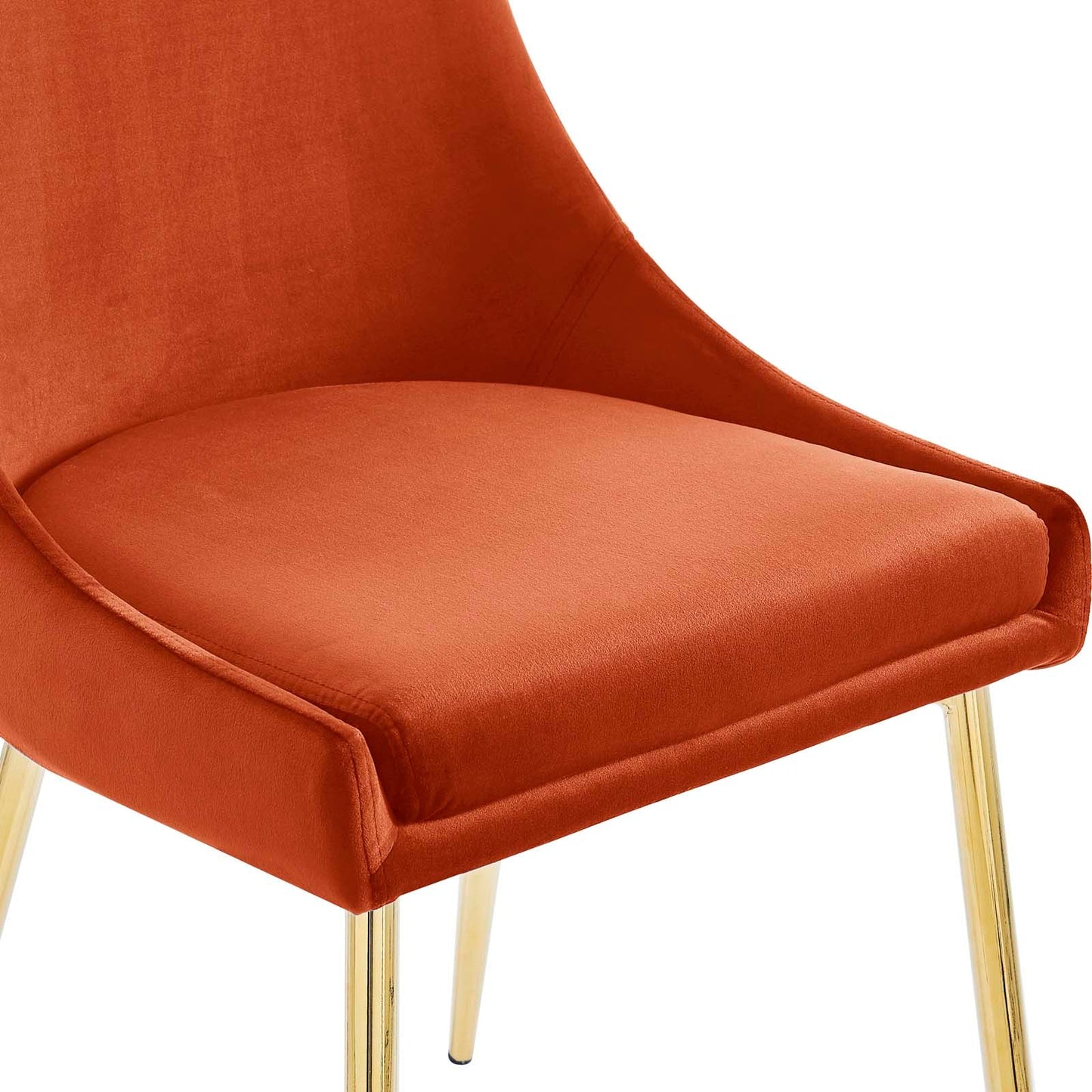 Viscount Performance Velvet Dining Chairs Set of 2 by Modway