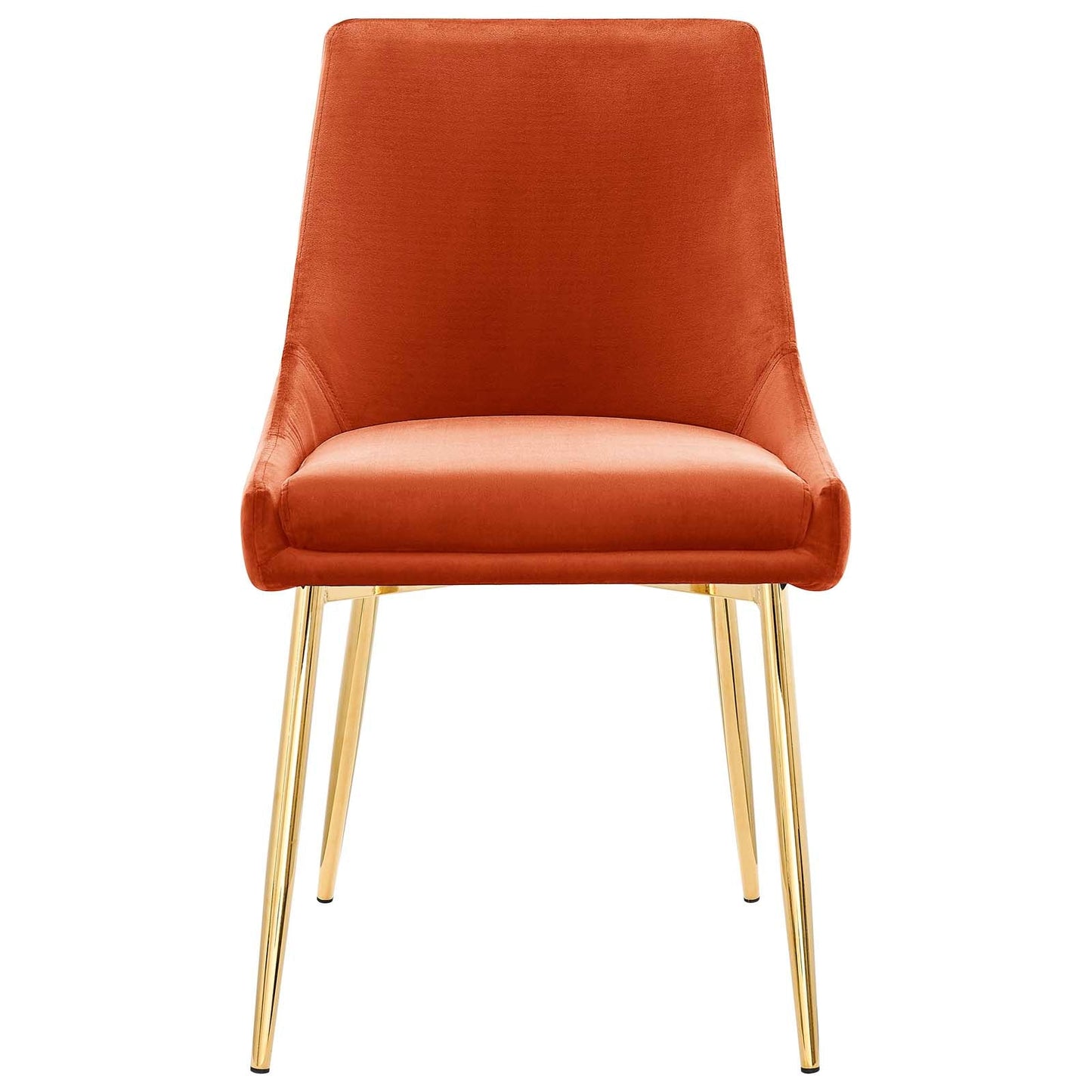 Viscount Performance Velvet Dining Chairs Set of 2 by Modway