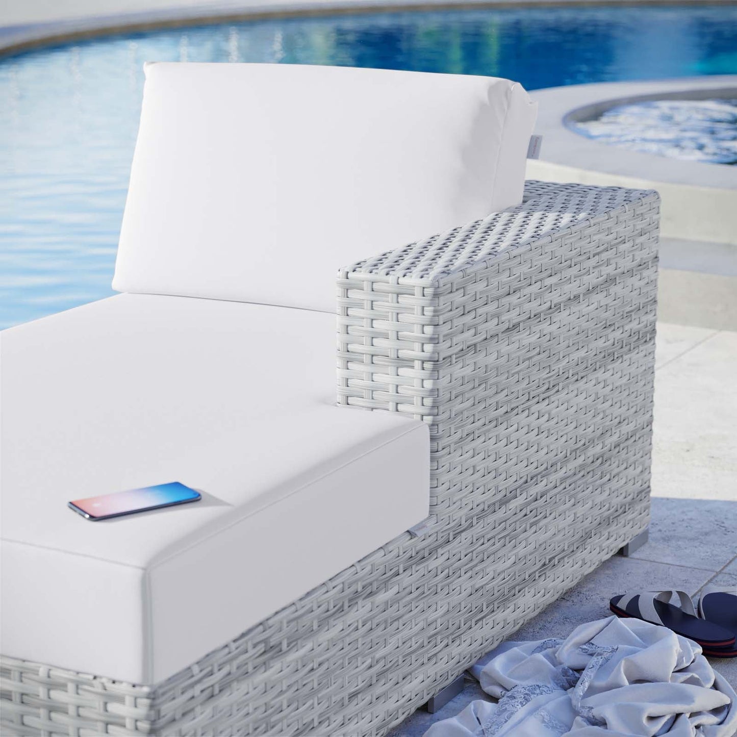 Convene Outdoor Patio Right Chaise by Modway