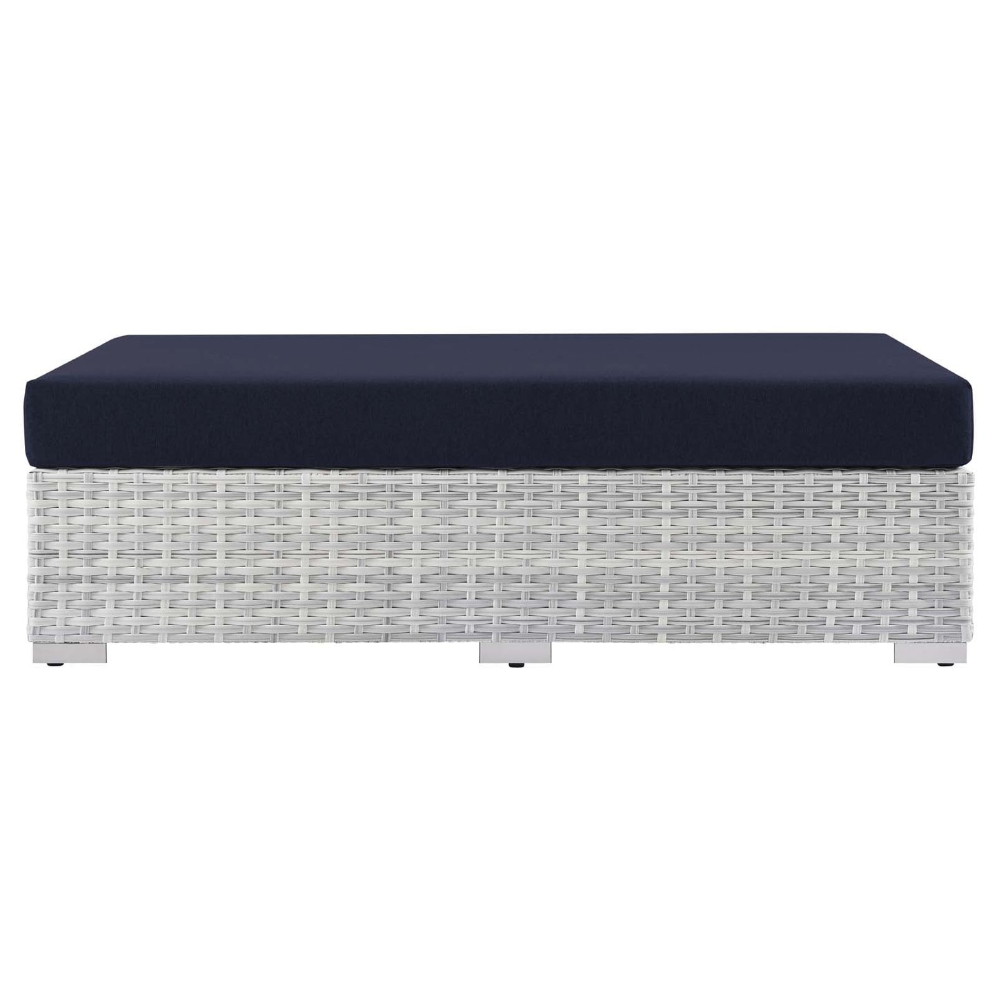 Convene Outdoor Patio Rectangular Ottoman by Modway