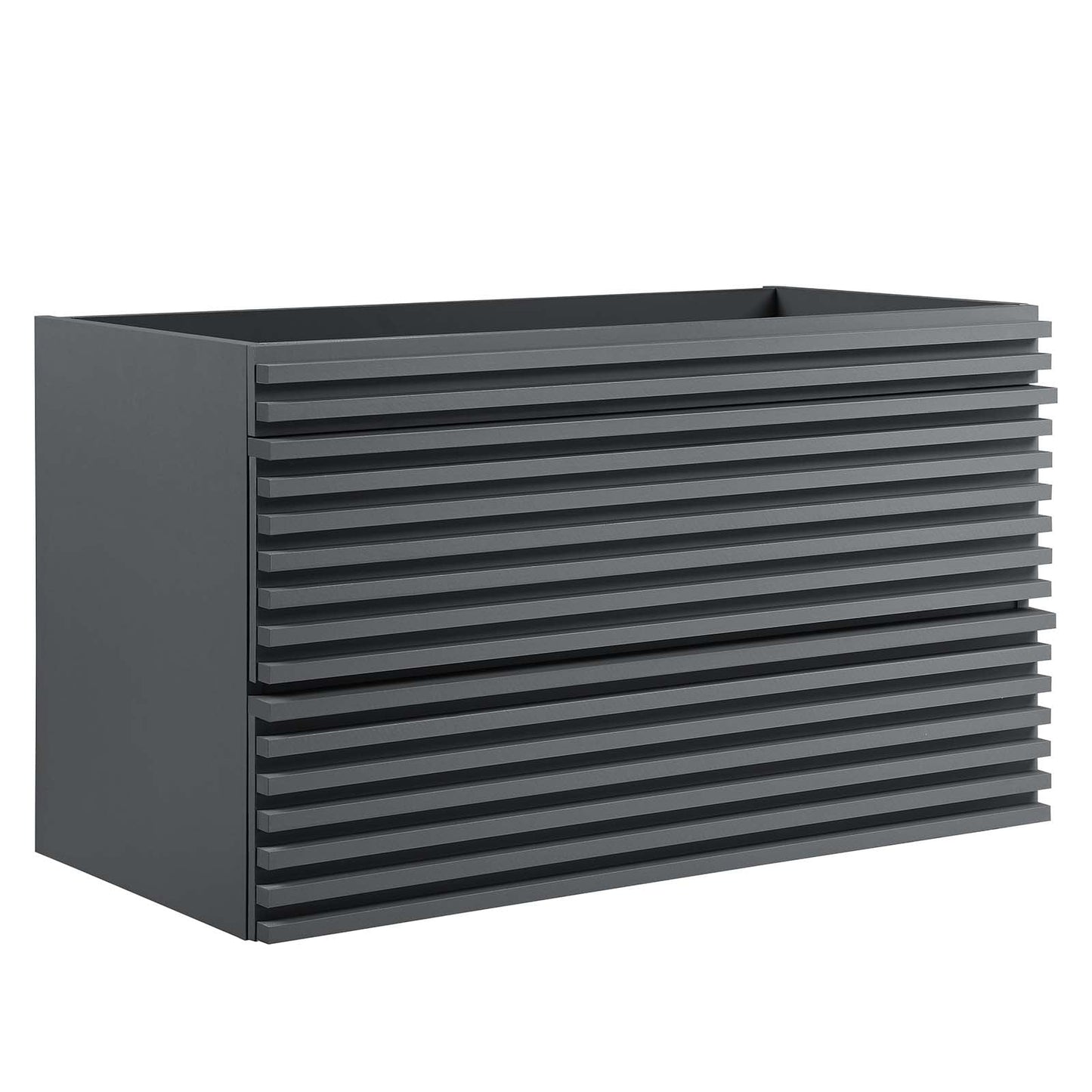 Render 36" Wall-Mount Bathroom Vanity Cabinet (Sink Basin Not Included) by Modway