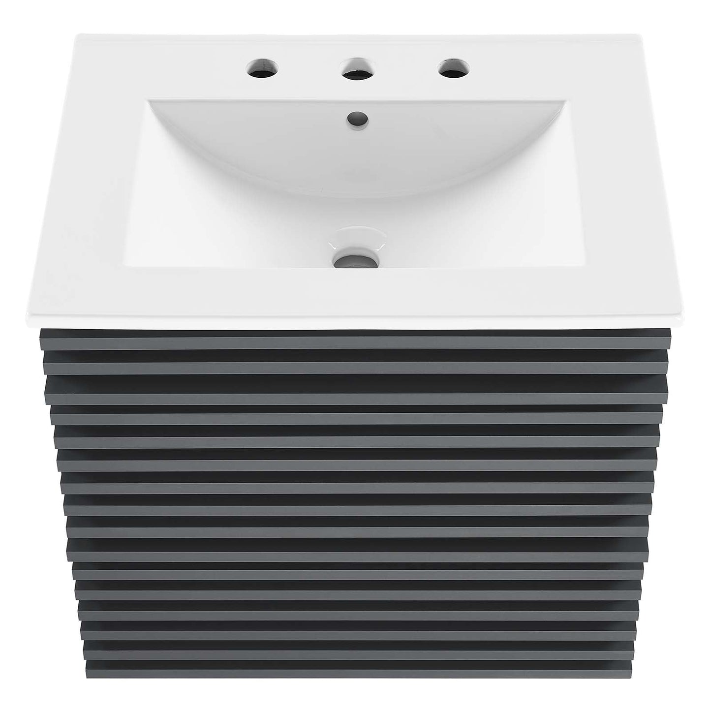 Render 24" Wall-Mount Bathroom Vanity by Modway