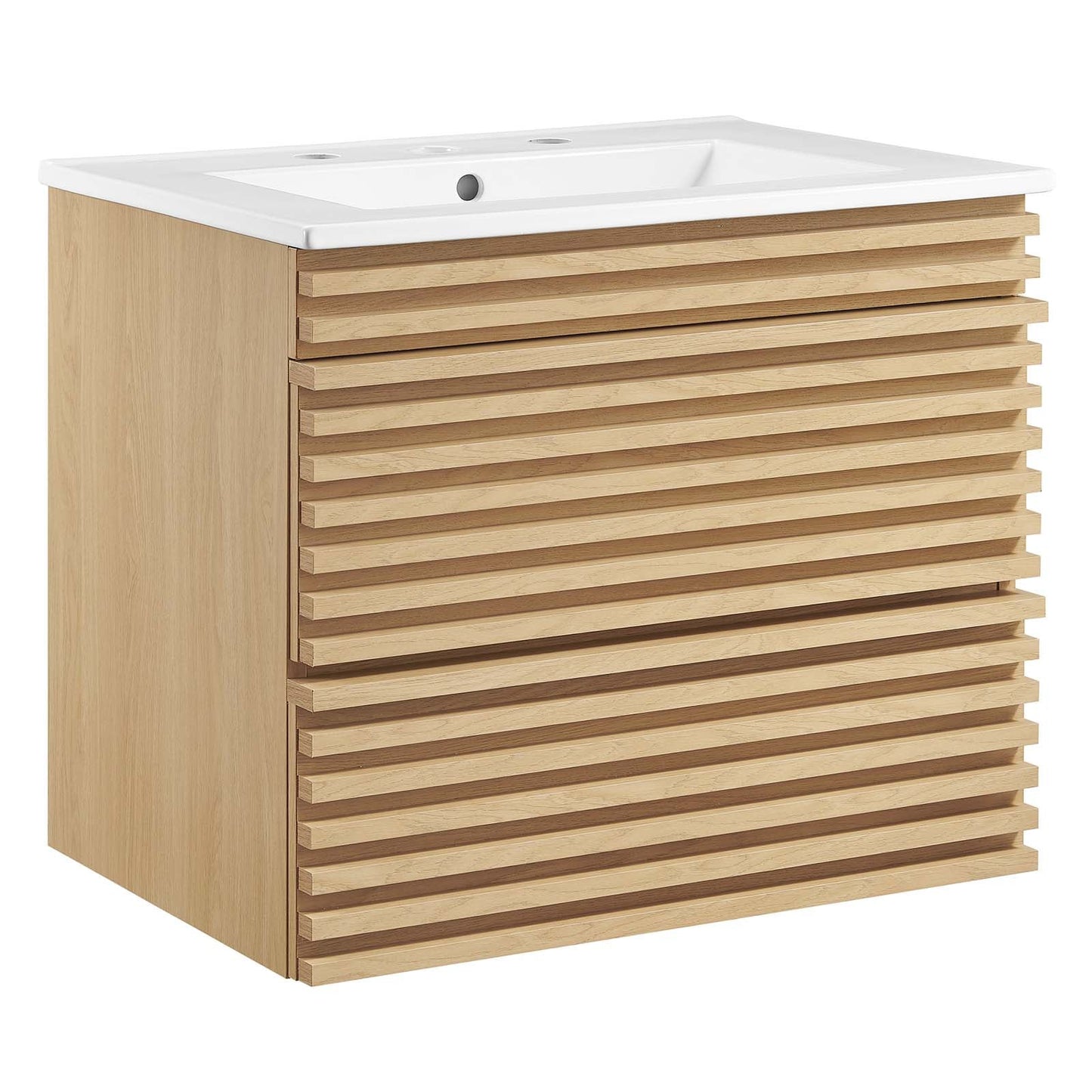 Render 24" Wall-Mount Bathroom Vanity by Modway