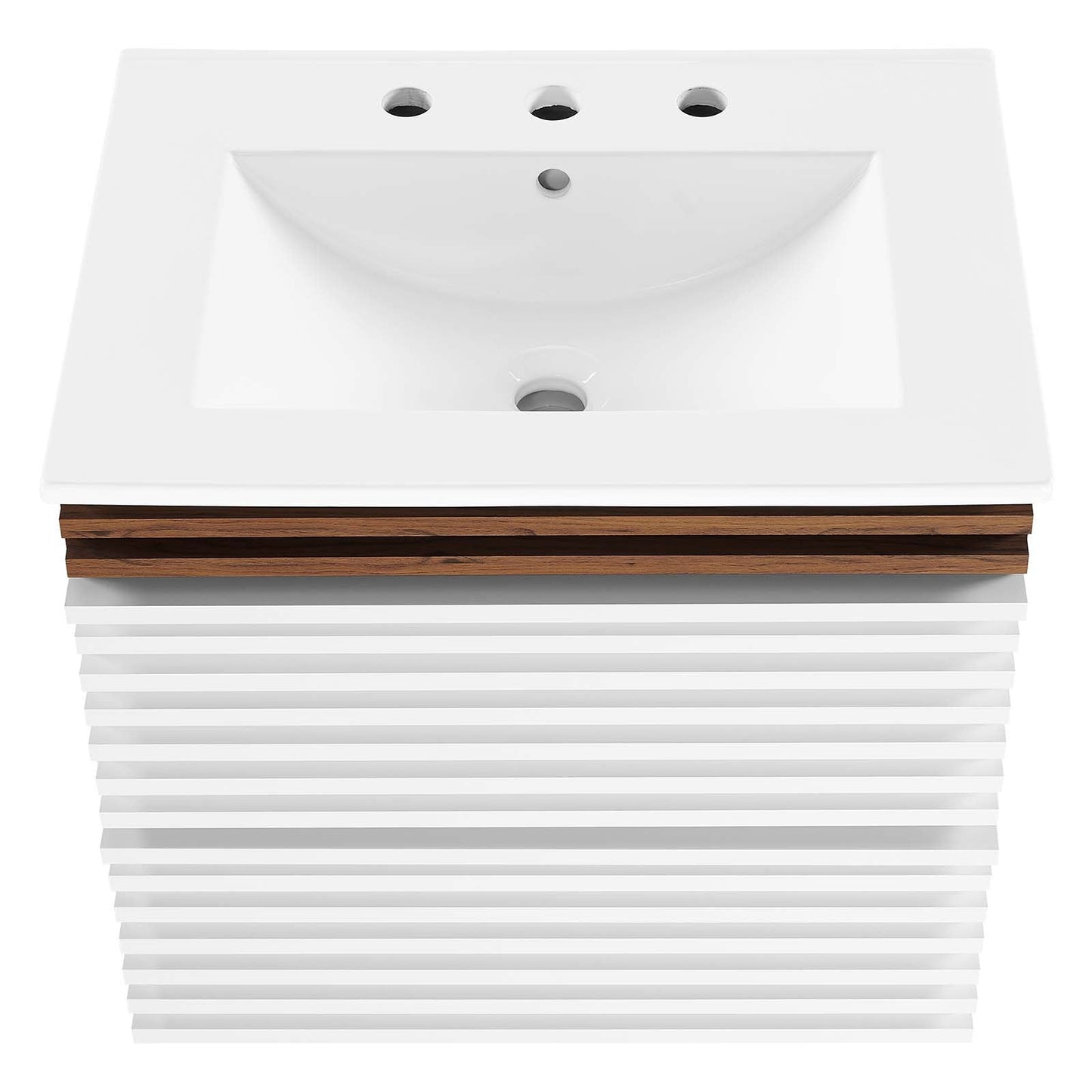 Render 24" Wall-Mount Bathroom Vanity by Modway