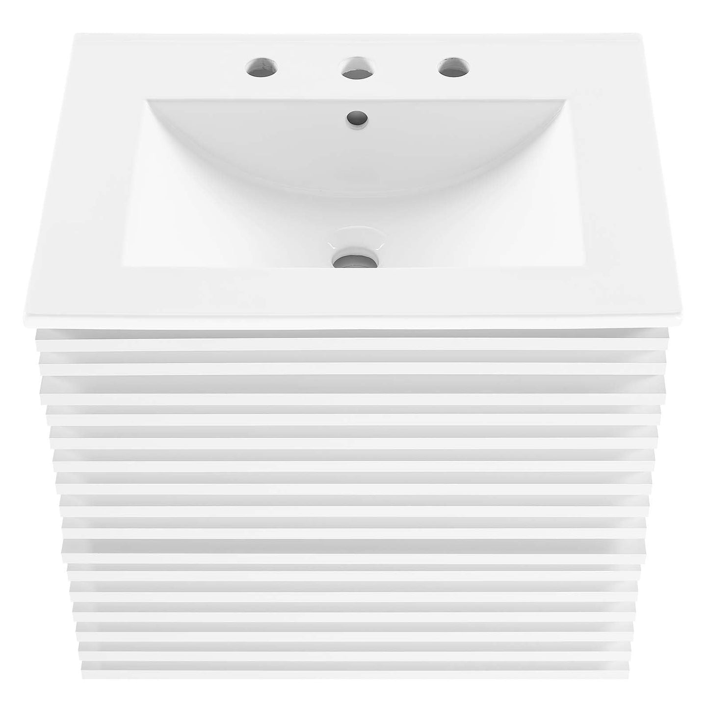 Render 24" Wall-Mount Bathroom Vanity by Modway