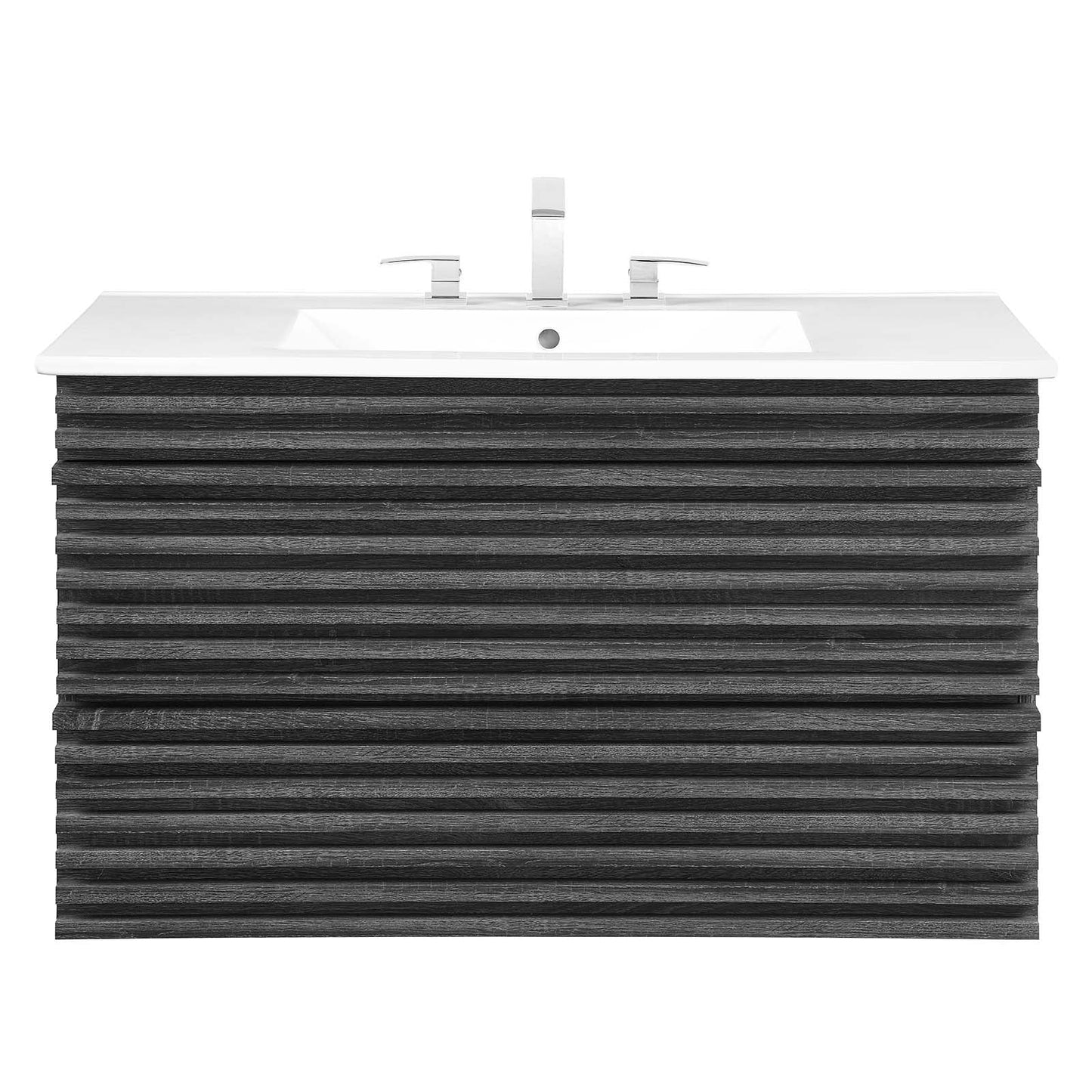 Render 36" Wall-Mount Bathroom Vanity by Modway