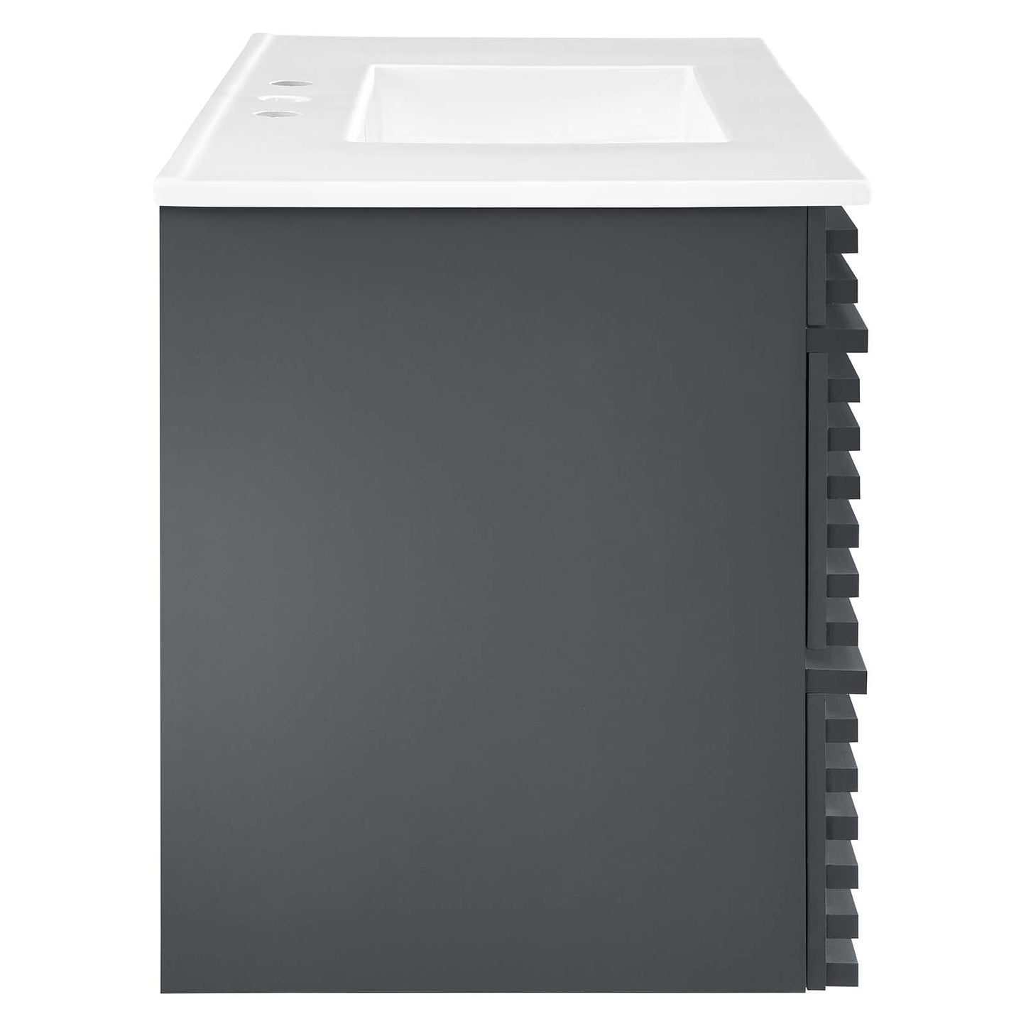 Render 36" Wall-Mount Bathroom Vanity by Modway