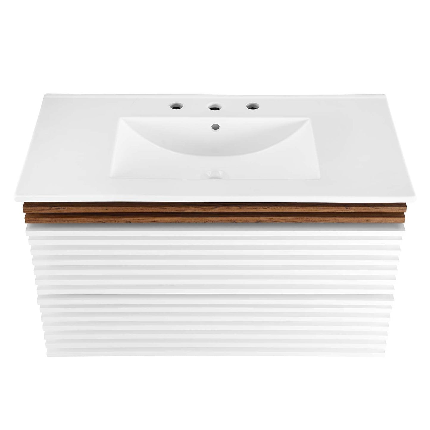 Render 36" Wall-Mount Bathroom Vanity by Modway