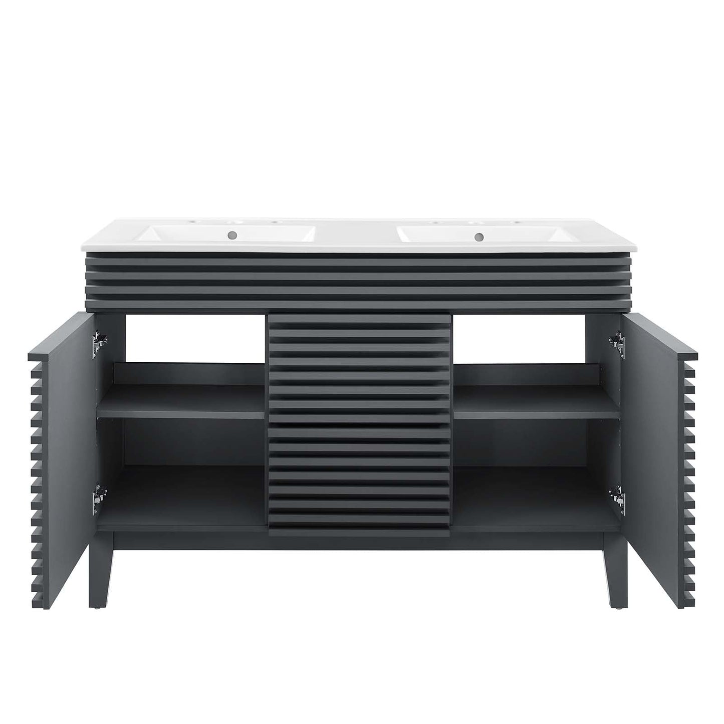 Render 48" Double Sink Bathroom Vanity by Modway