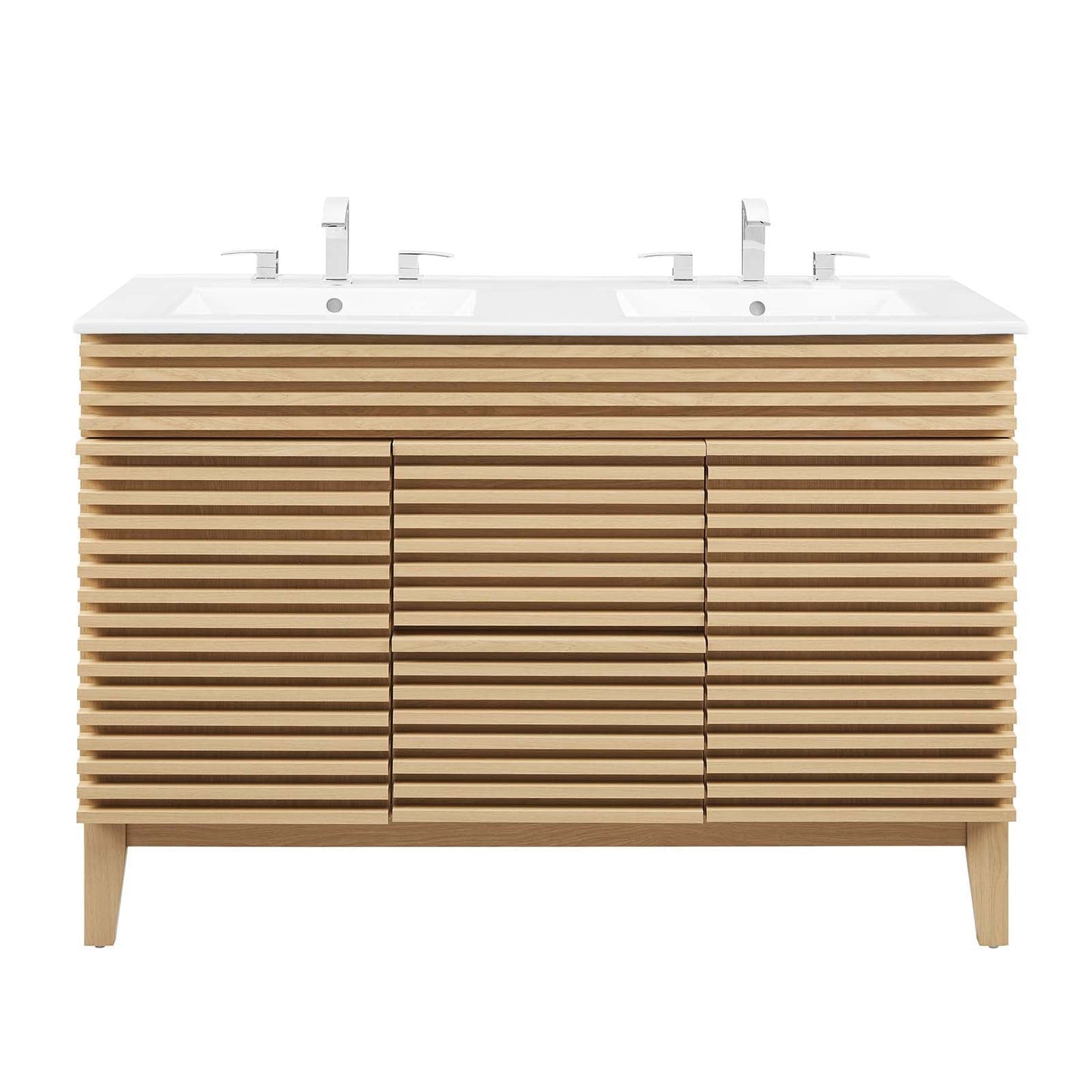 Render 48" Double Sink Bathroom Vanity by Modway