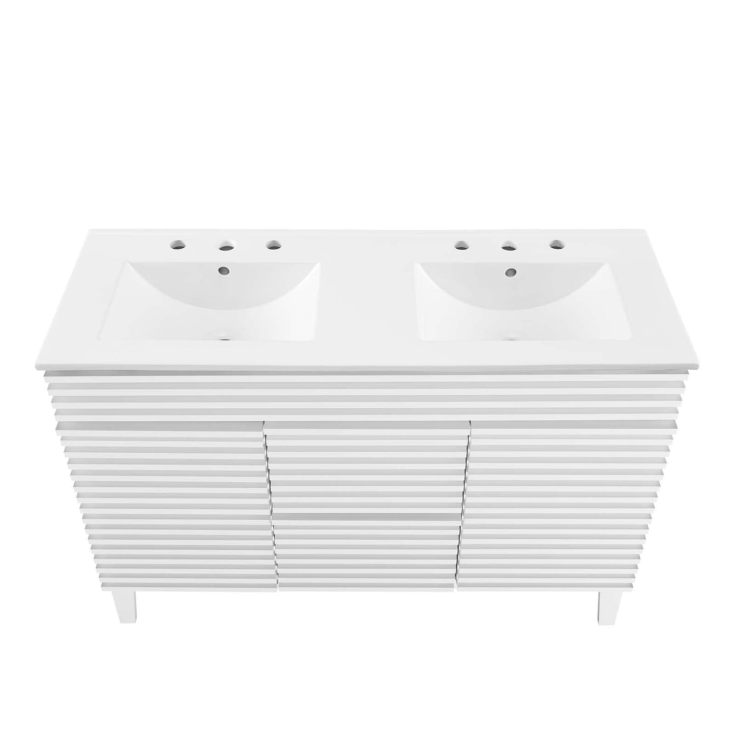 Render 48" Double Sink Bathroom Vanity by Modway
