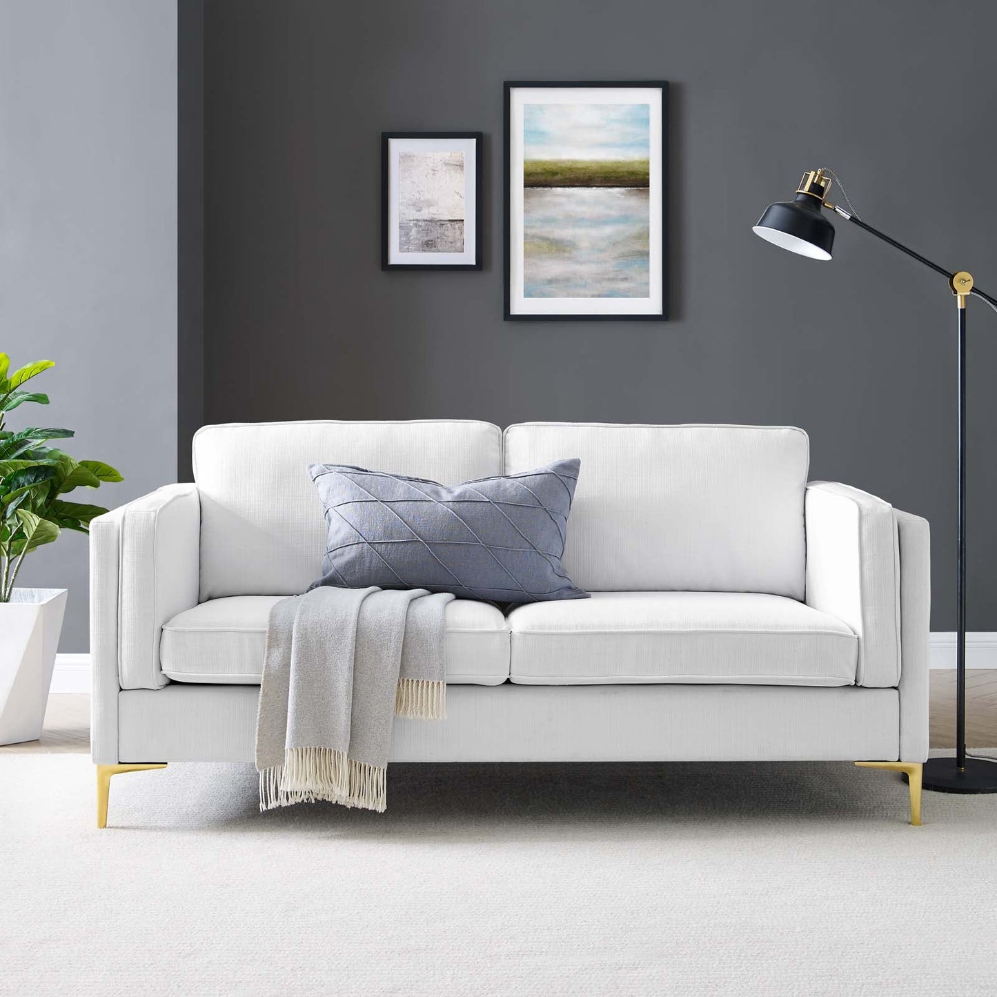 Kaiya Fabric Sofa by Modway