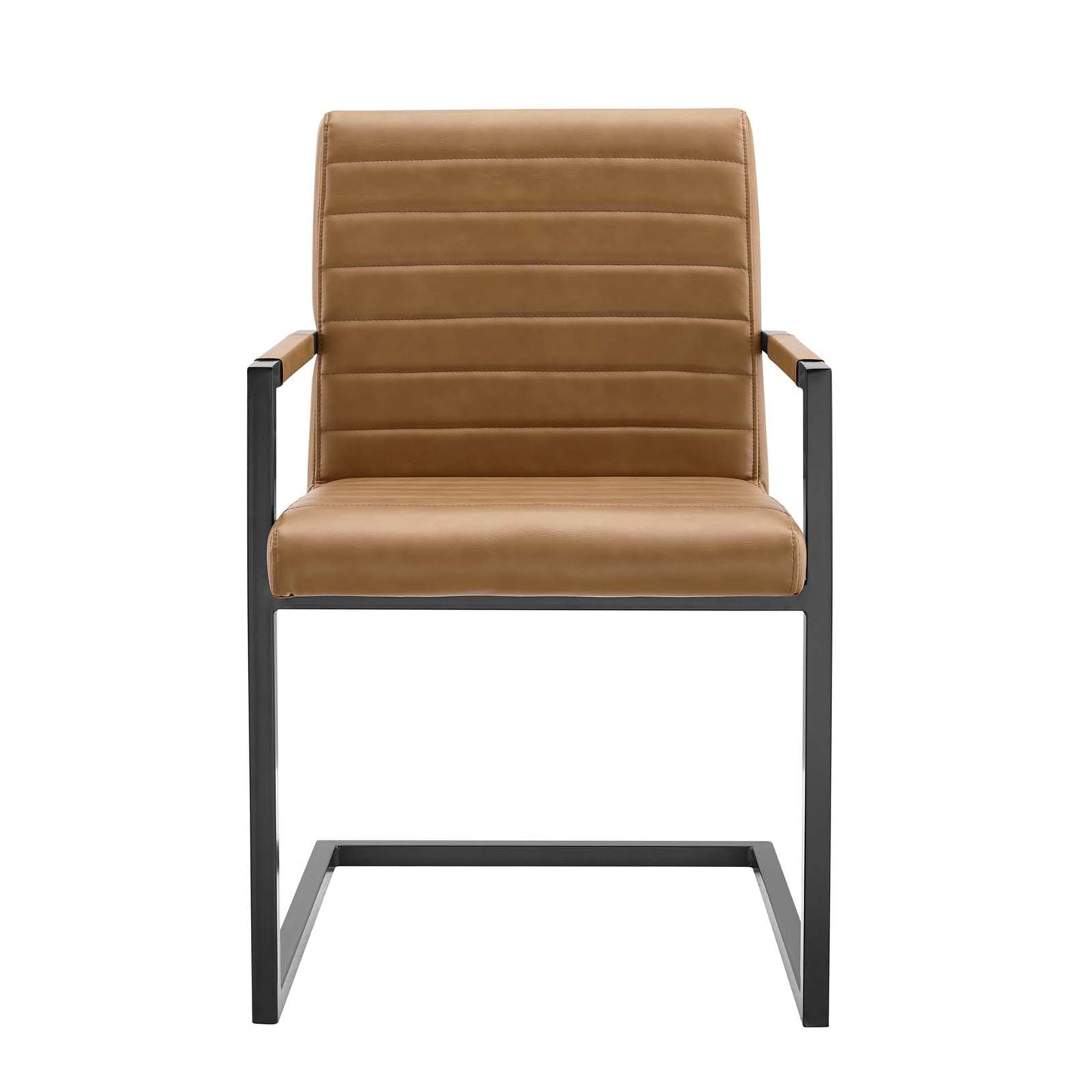 Savoy Vegan Leather Dining Chairs Set of 2 by Modway