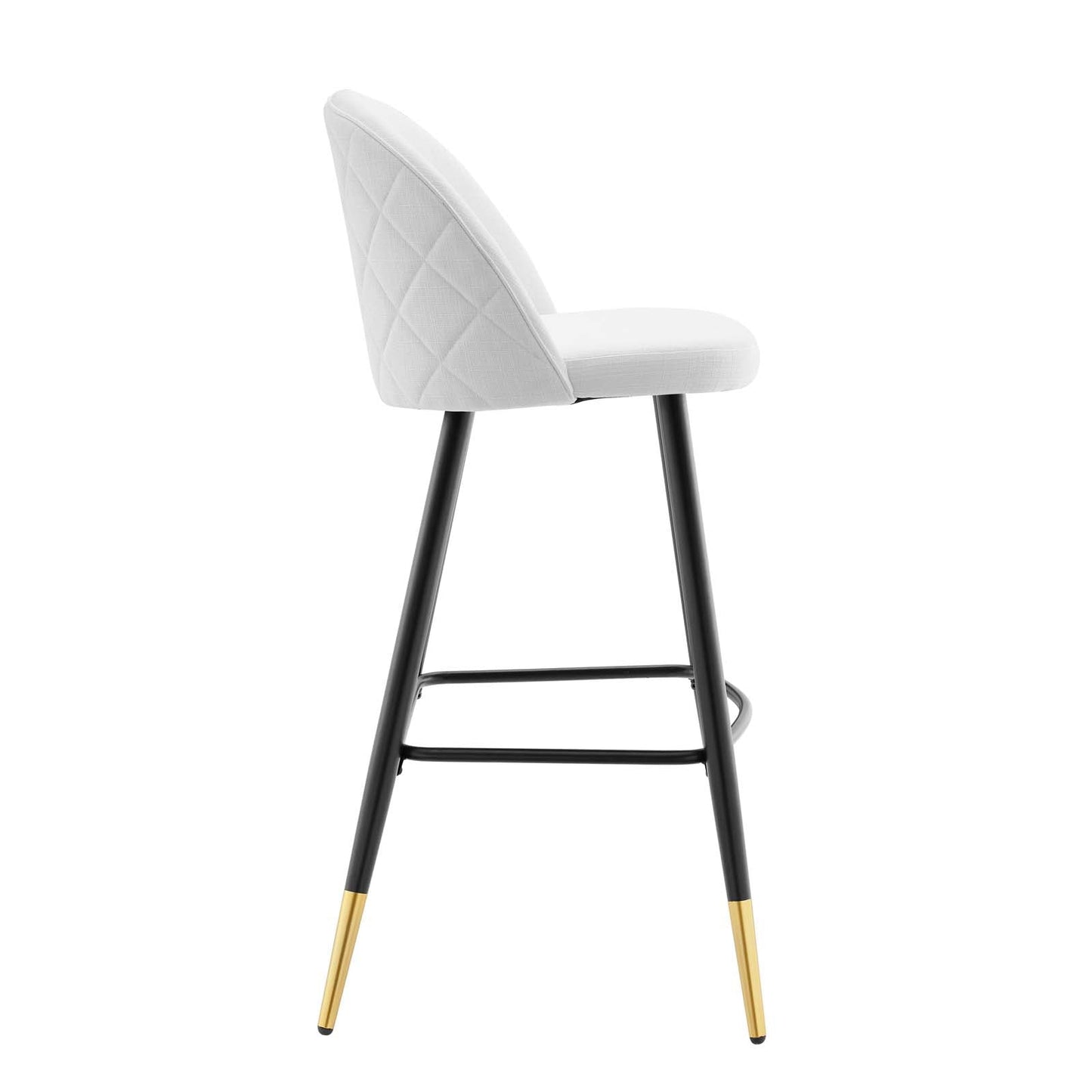 Cordial Fabric Bar Stools Set of 2 by Modway