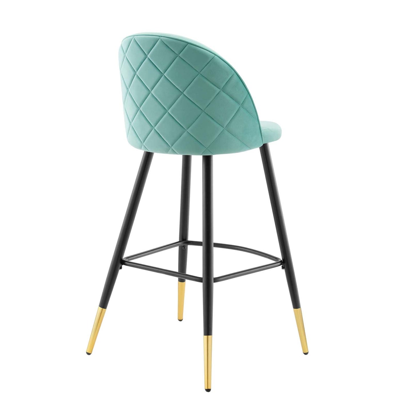 Cordial Performance Velvet Bar Stools Set of 2 by Modway