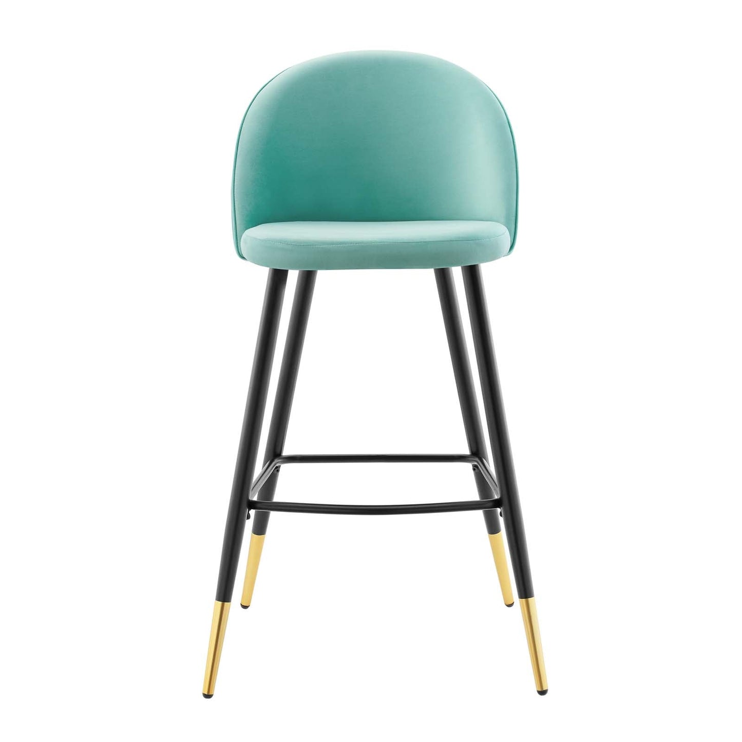 Cordial Performance Velvet Bar Stools Set of 2 by Modway