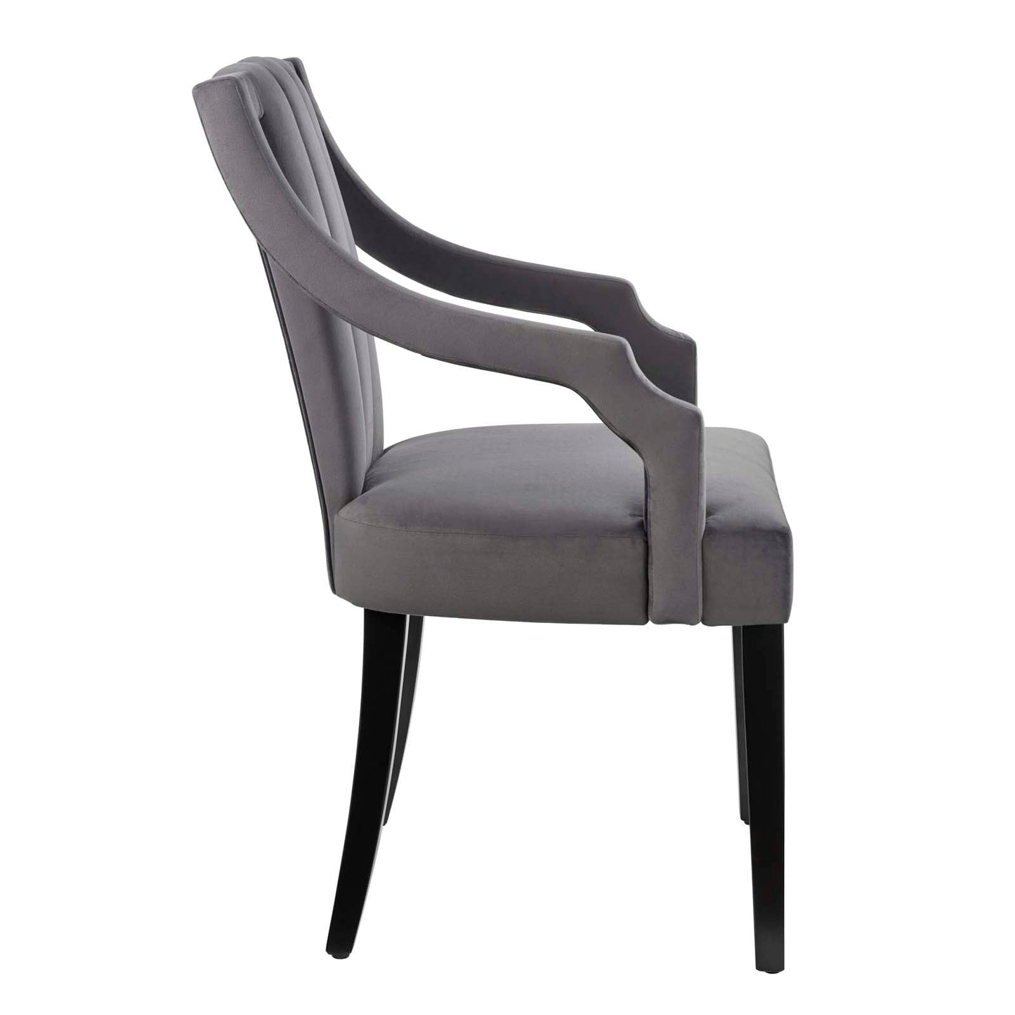 Virtue Performance Velvet Dining Chairs Set of 2 by Modway