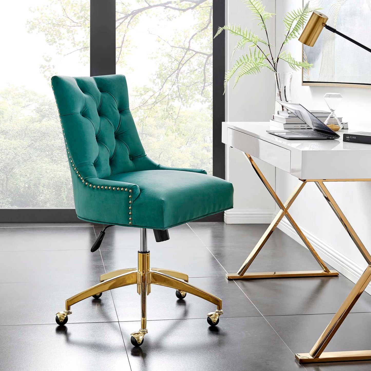 Regent Tufted Performance Velvet Office Chair by Modway