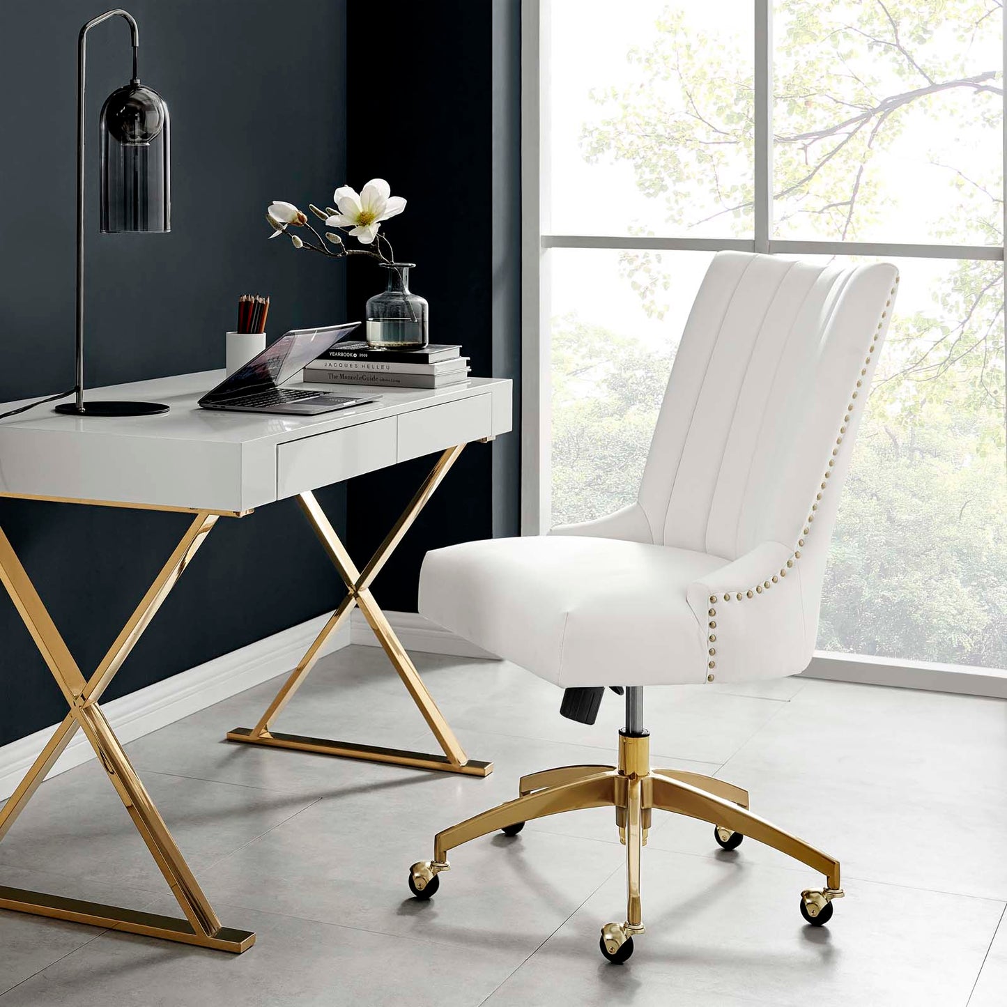 Empower Channel Tufted Performance Velvet Office Chair by Modway