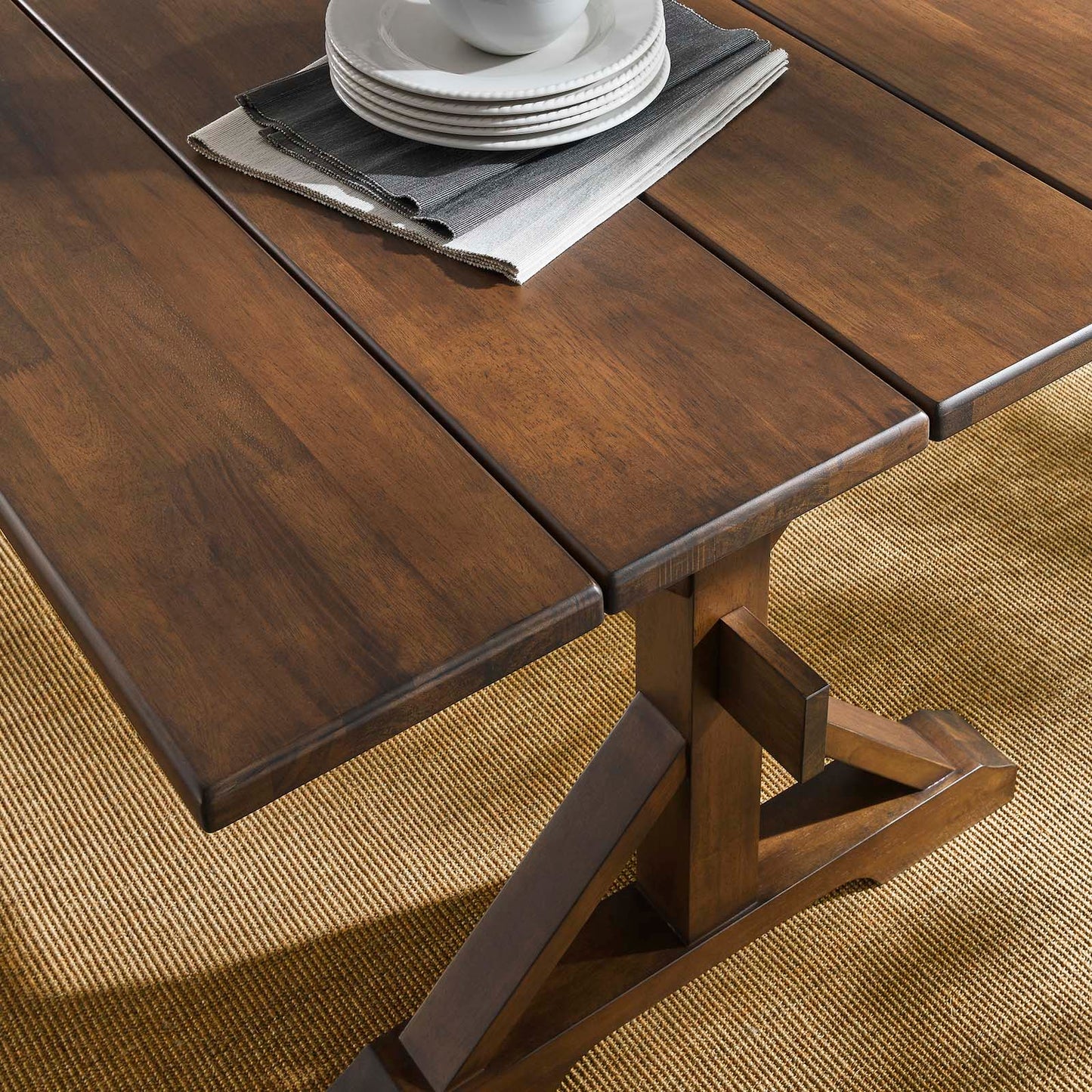 Windchime 71" Wood Dining Table by Modway