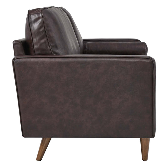Valour Leather Sofa by Modway