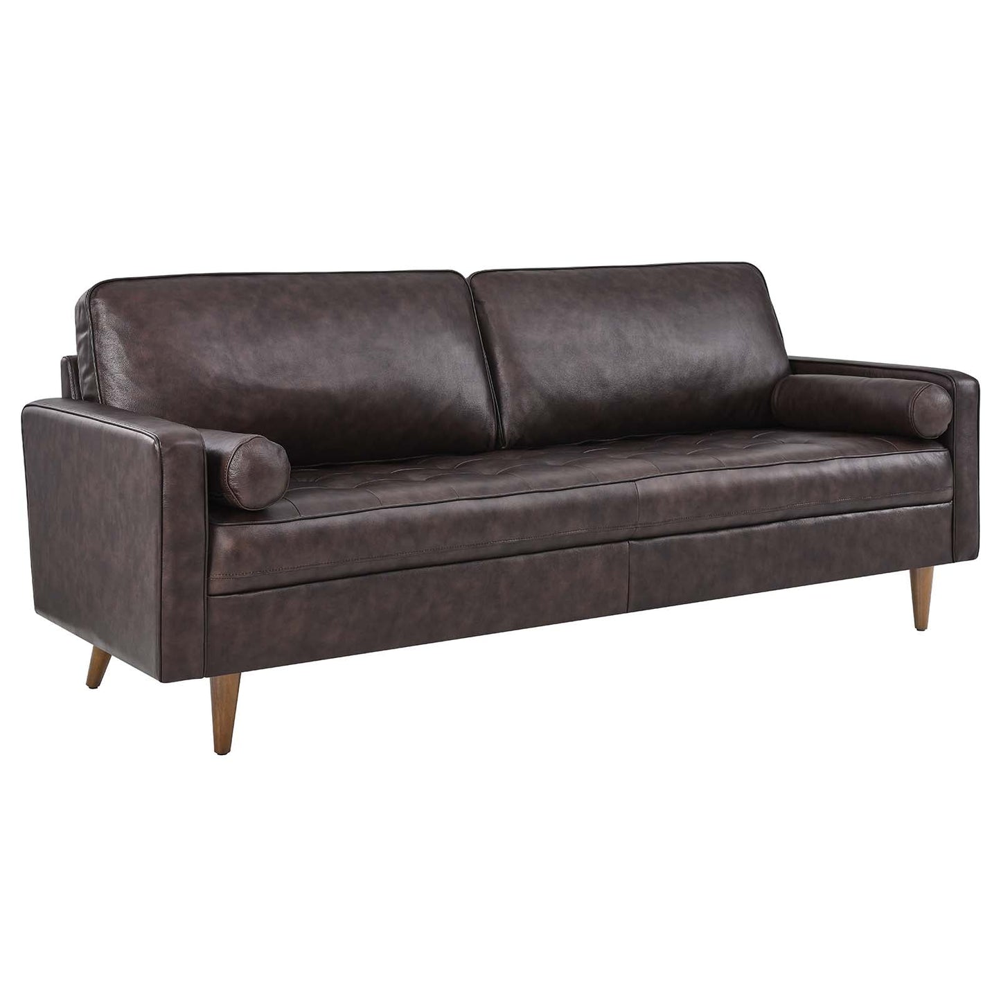 Valour 81" Leather Sofa by Modway