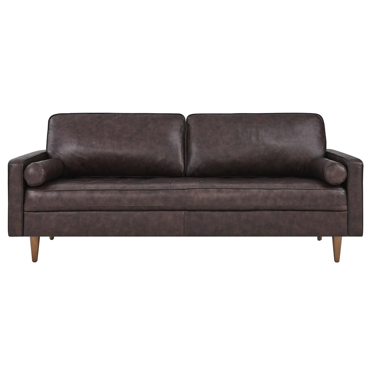 Valour 81" Leather Sofa by Modway