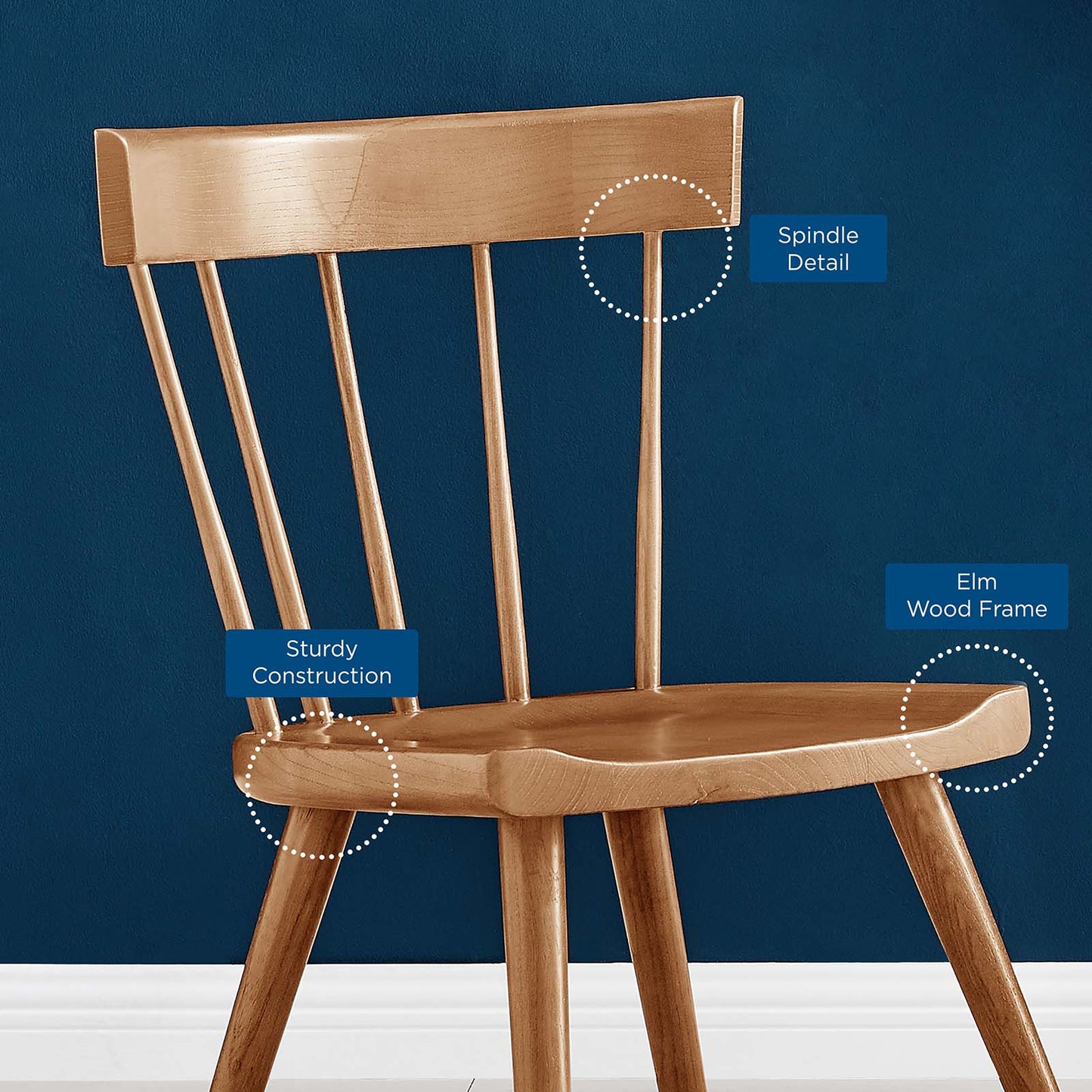 Sutter Wood Dining Side Chair by Modway