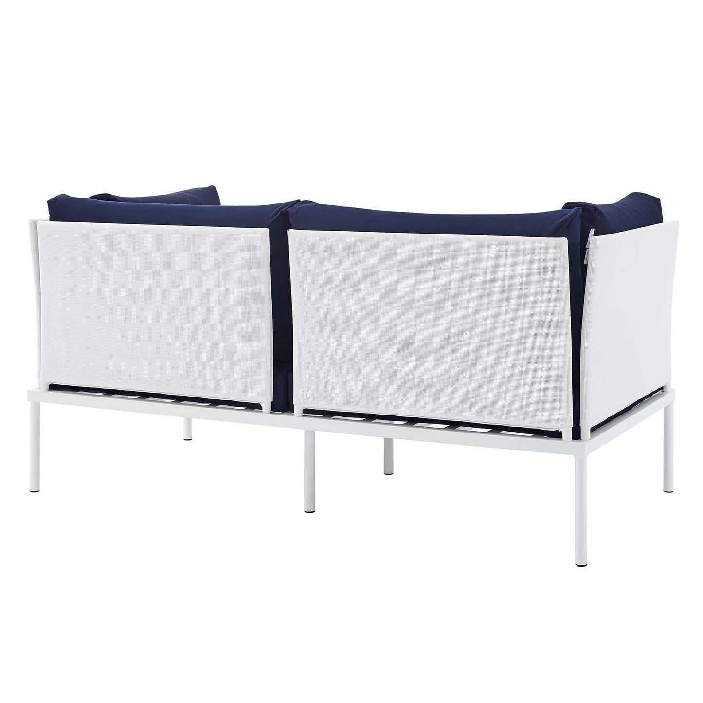 Harmony 4-Piece Sunbrella¨ Outdoor Patio Aluminum Seating Set by Modway