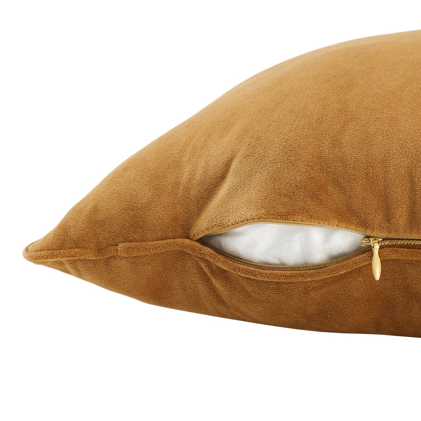 Enhance 24" Performance Velvet Throw Pillow by Modway
