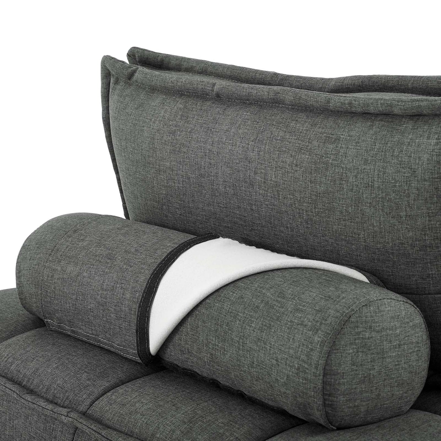 Saunter Tufted Fabric Armless Chair by Modway