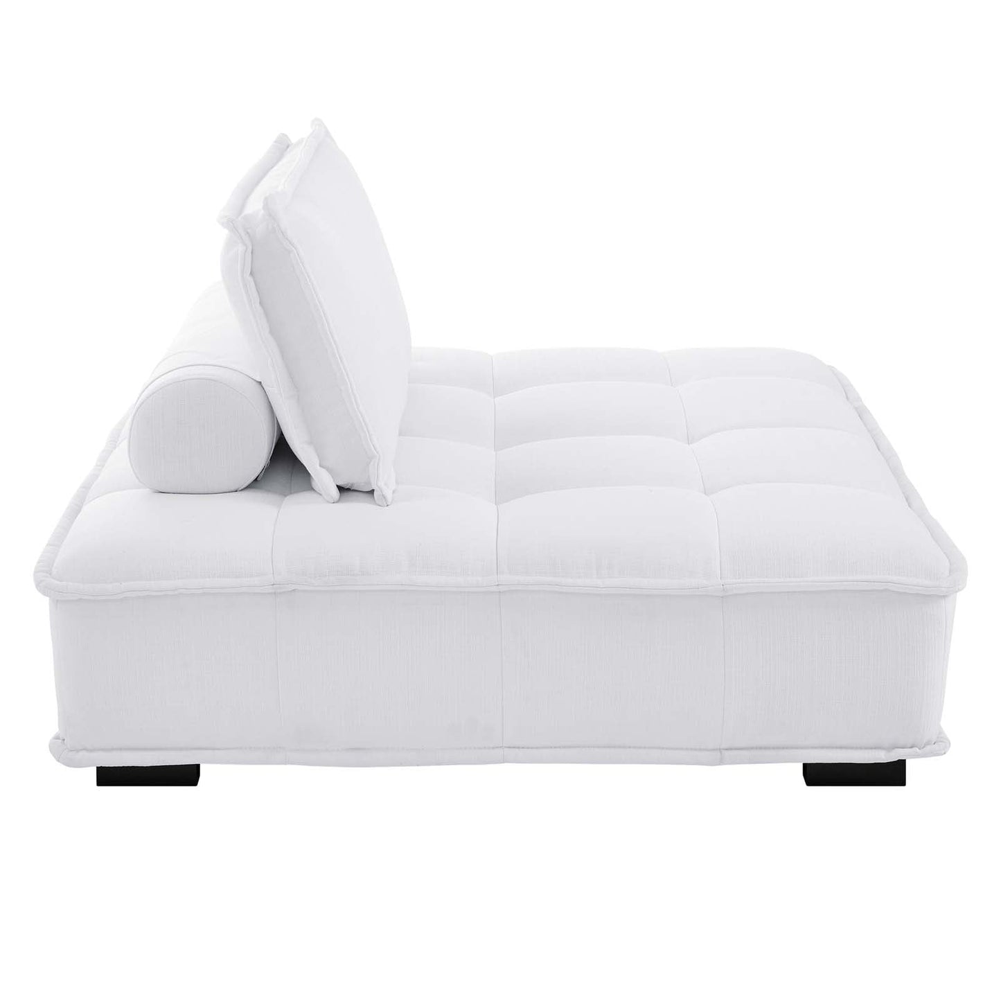 Saunter Tufted Fabric Armless Chair by Modway