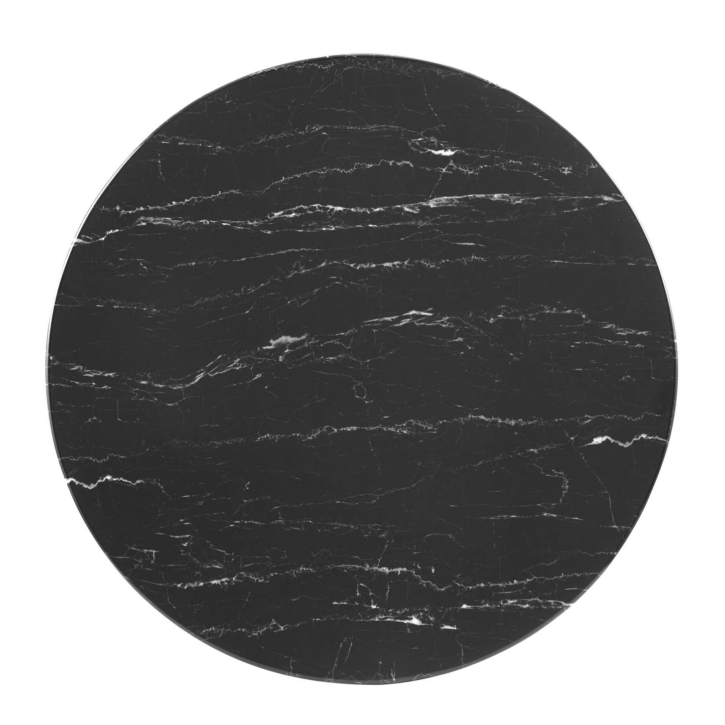Verne 35" Artificial Marble Dining Table by Modway