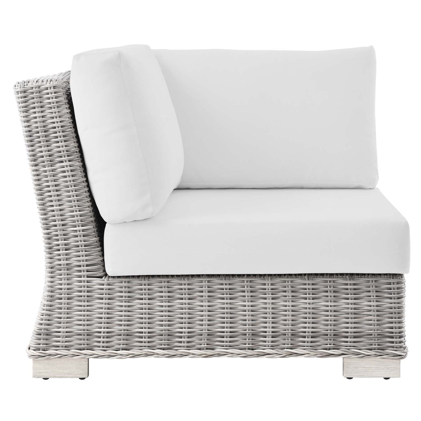 Conway Outdoor Patio Wicker Rattan Corner Chair by Modway