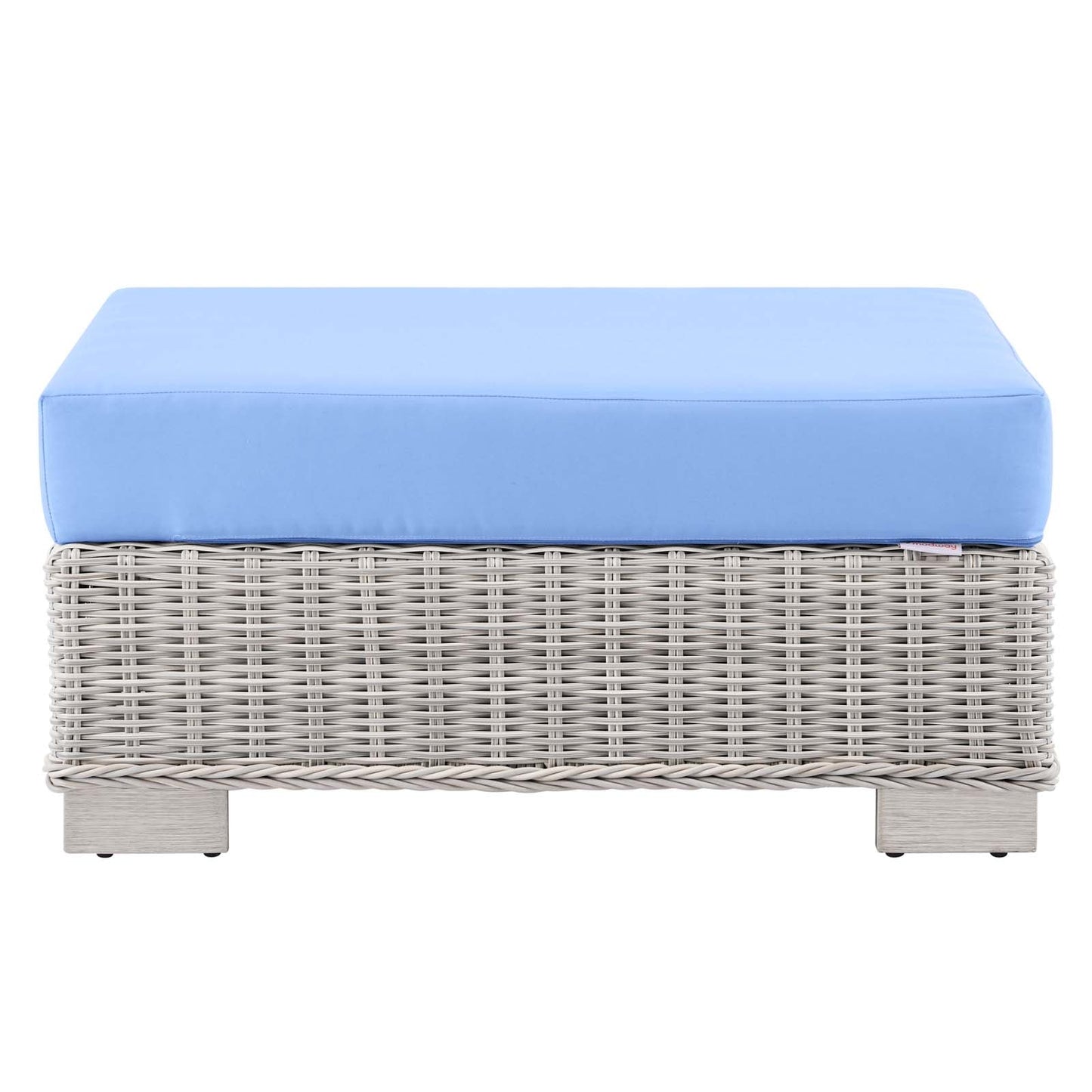 Conway Outdoor Patio Wicker Rattan Ottoman by Modway