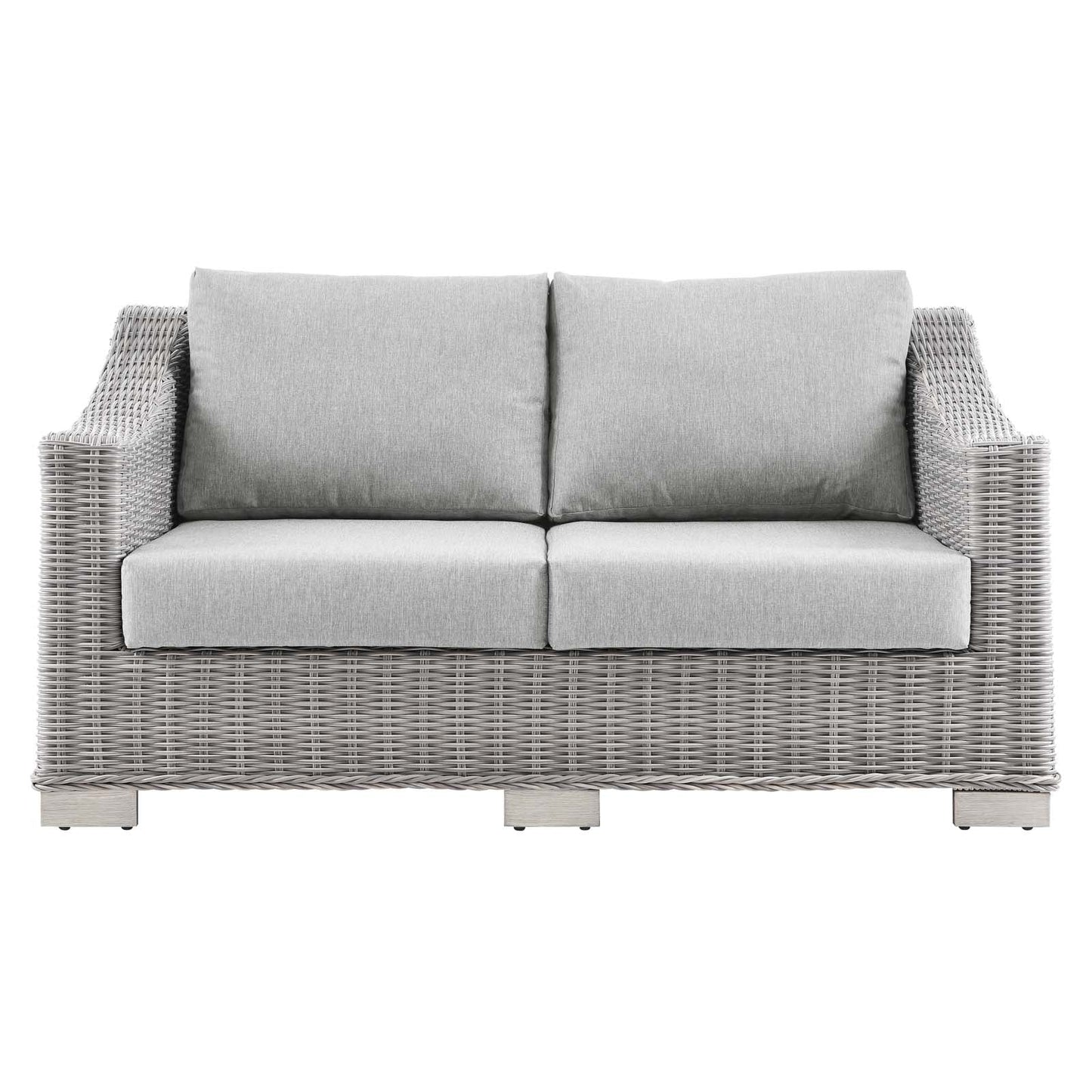 Conway Outdoor Patio Wicker Rattan Loveseat by Modway