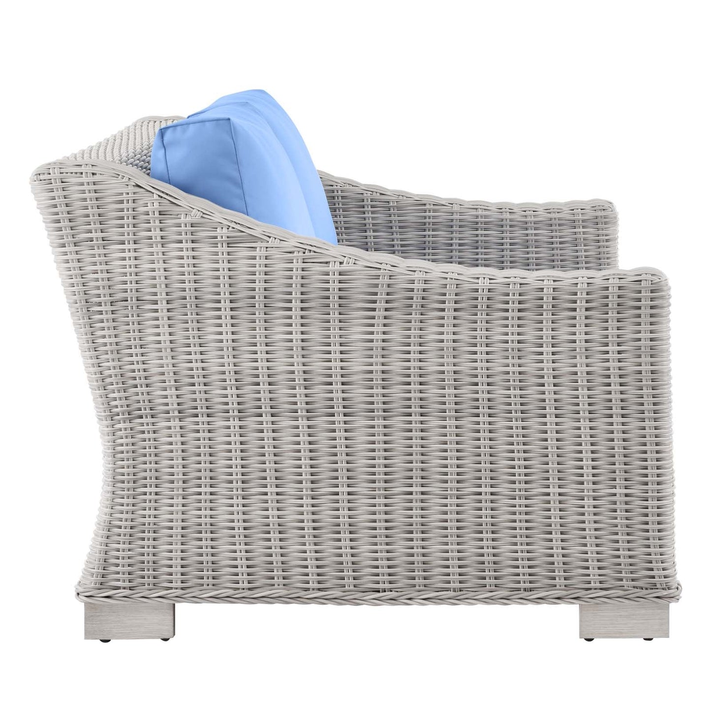 Conway Outdoor Patio Wicker Rattan Loveseat by Modway