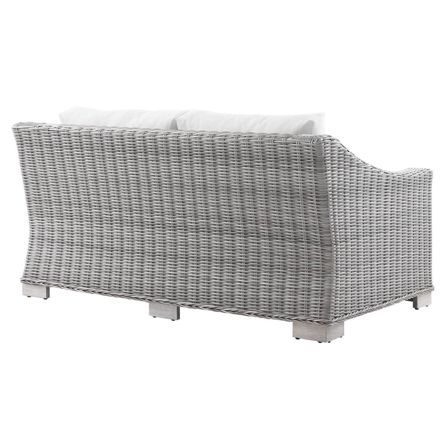 Conway Outdoor Patio Wicker Rattan Loveseat by Modway