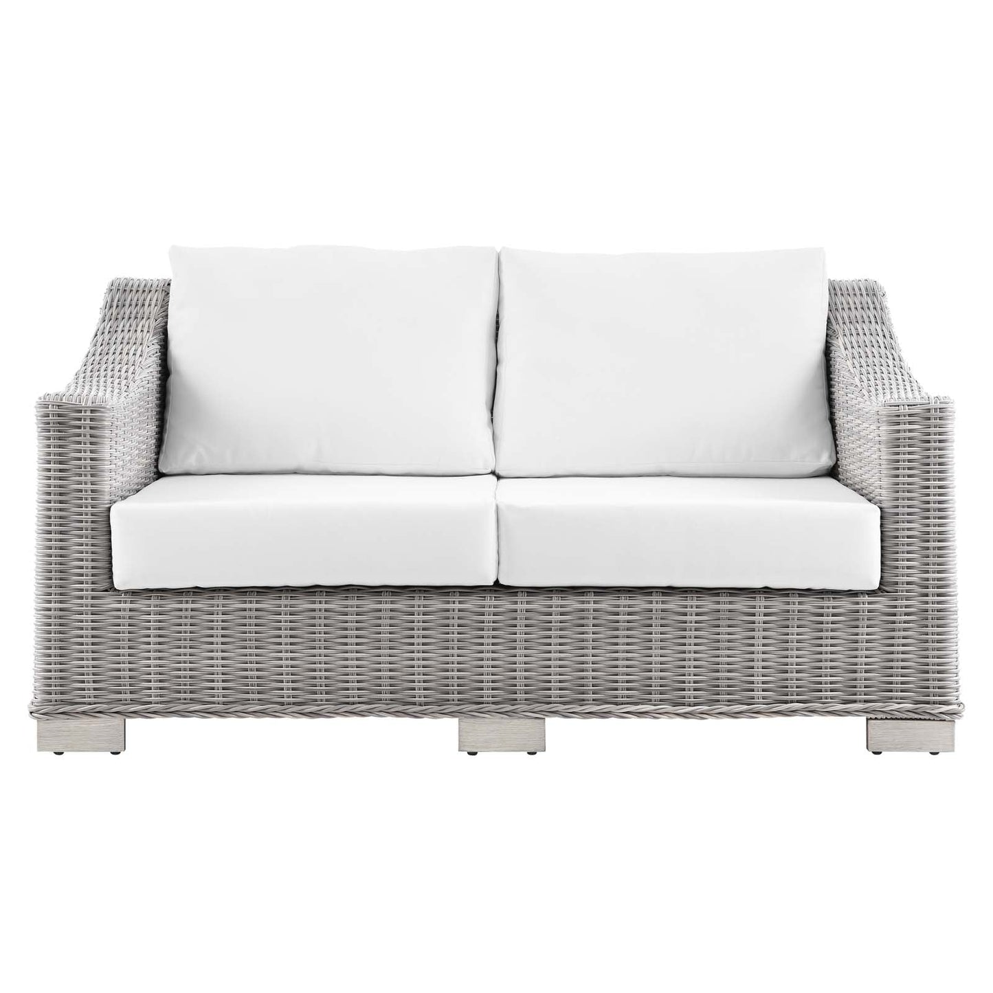 Conway Outdoor Patio Wicker Rattan Loveseat by Modway